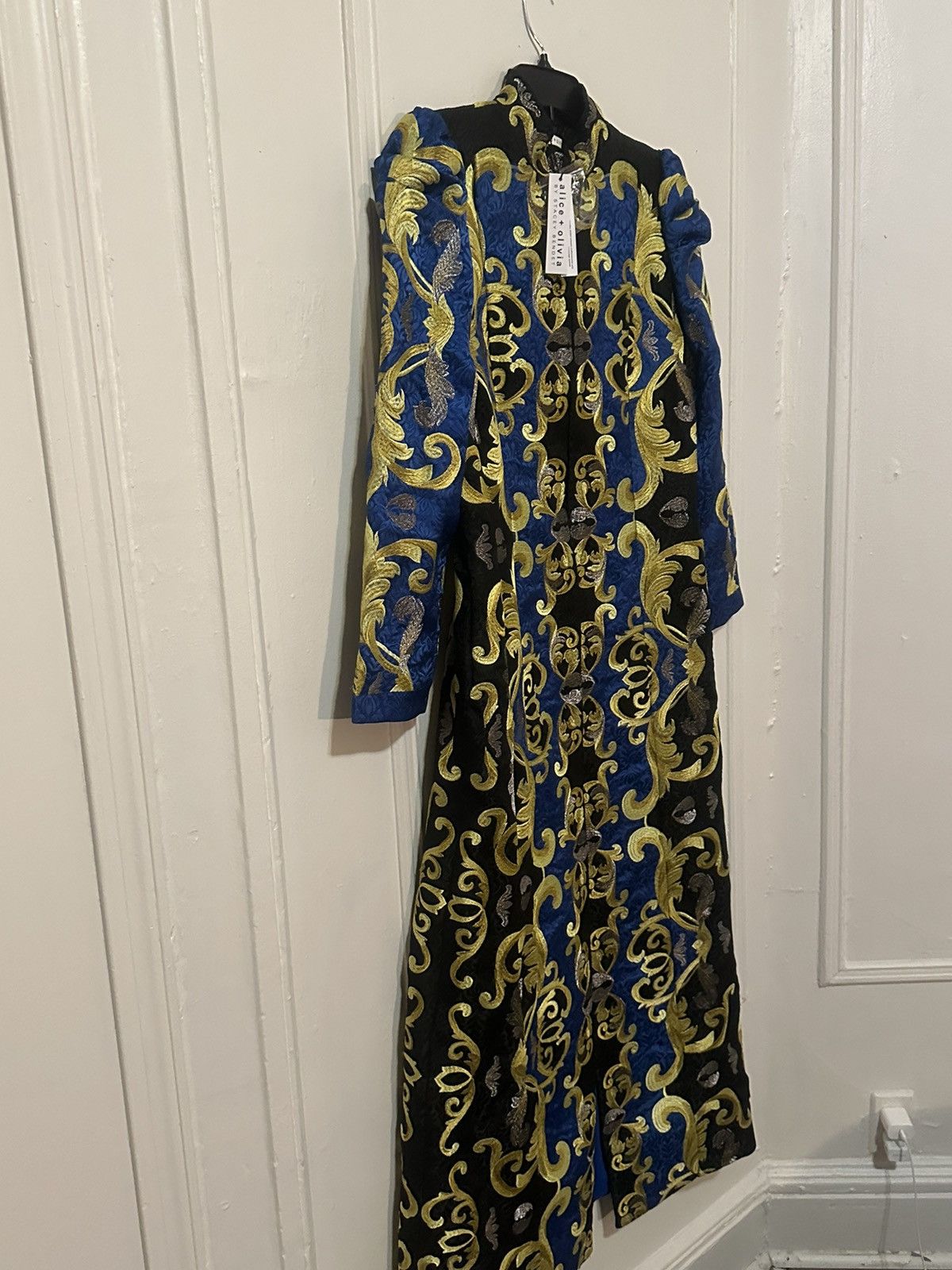 Alice + Olivia A+O THOMAS EMBROIDERED COAT Size S / US 4 / IT 40 - 10 Thumbnail