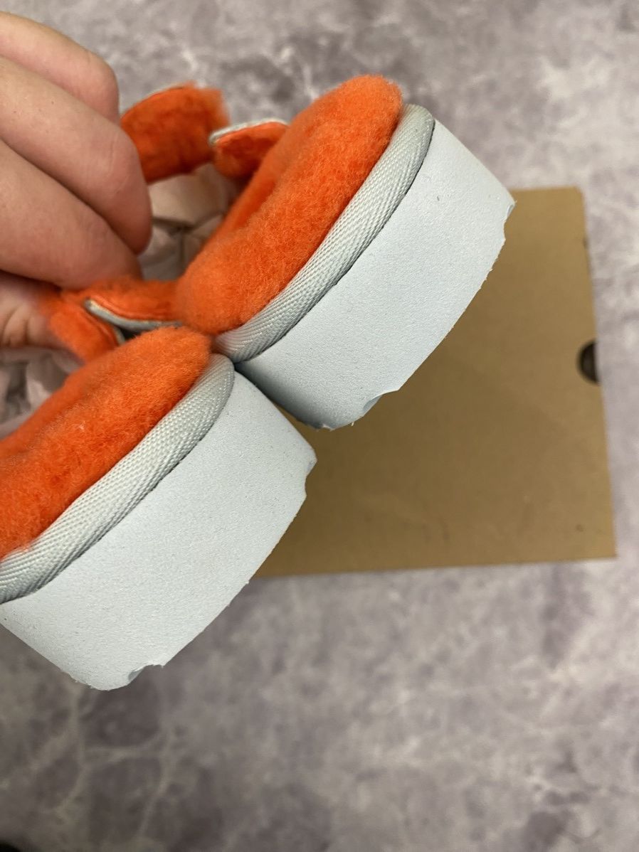 Eckhaus Latta Ugg x Eckhaus Latta Square Toe Sheepskin and Leather Mules Size US 8 / IT 38 - 6 Thumbnail