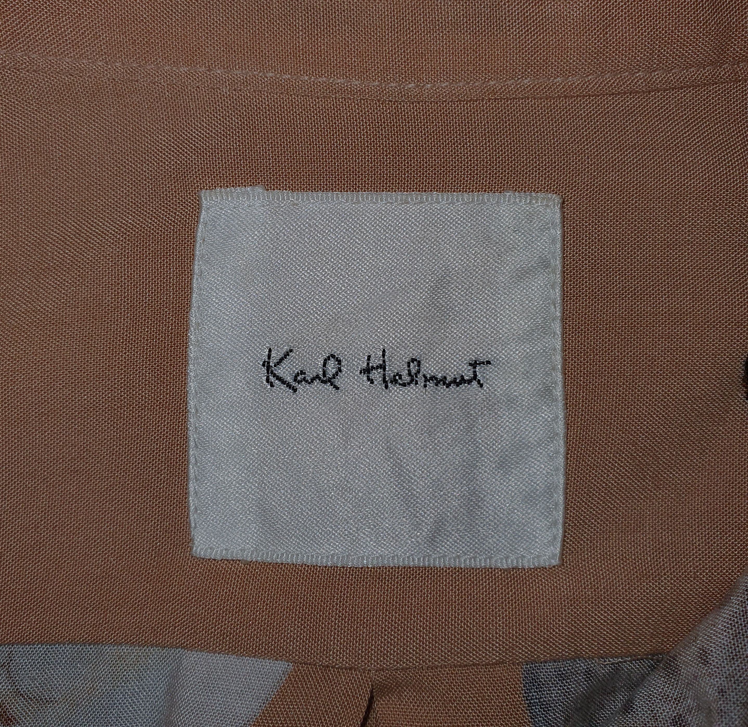 Karl Helmut Vintage Karl Helmut 1990s Puffer Fish Rayon shirt L Size US L / EU 52-54 / 3 - 11 Thumbnail