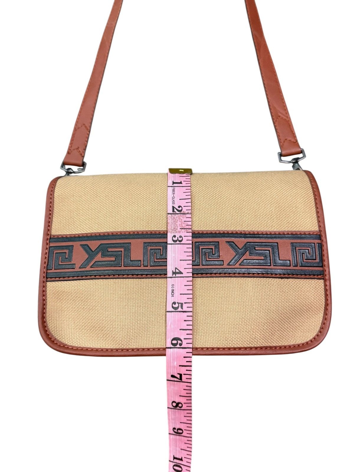 Yves Saint Laurent RARE YVES SAINT LAURENT CANVAS SHOULDER BAG Size ONE SIZE - 16 Thumbnail