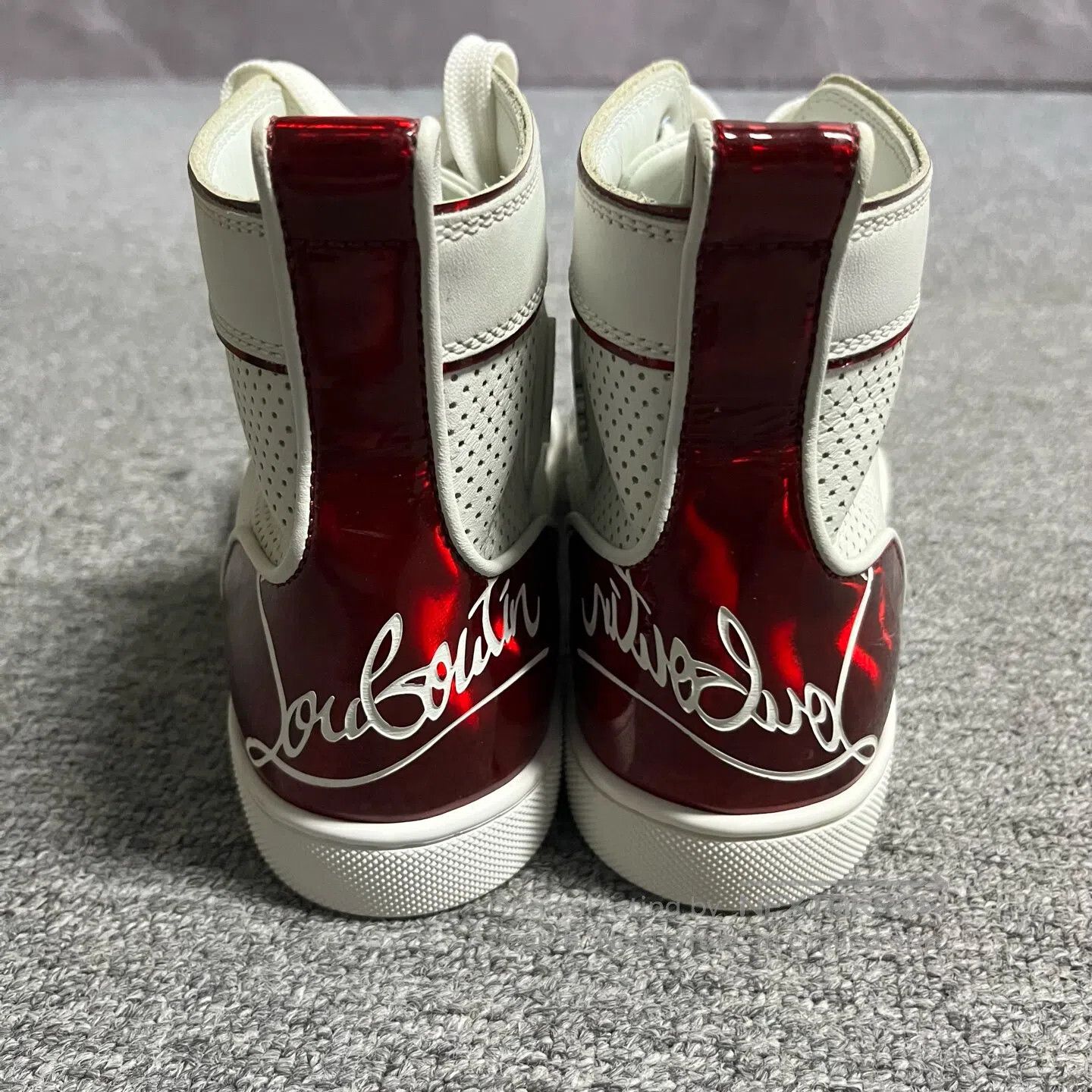 Christian Louboutin christian louboutin Leather-upholstered, calf-leather roun Size US 5.5 / IT 35.5 - 3 Thumbnail