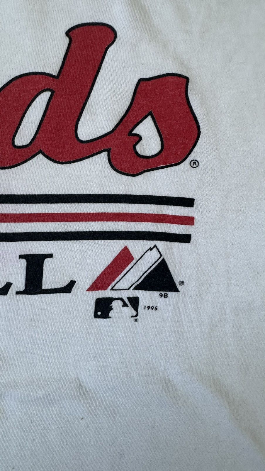 Majestic VINTAGE CINCINNATI REDS MLB BASEBALL TEE Size US L / EU 52-54 / 3 - 3 Thumbnail