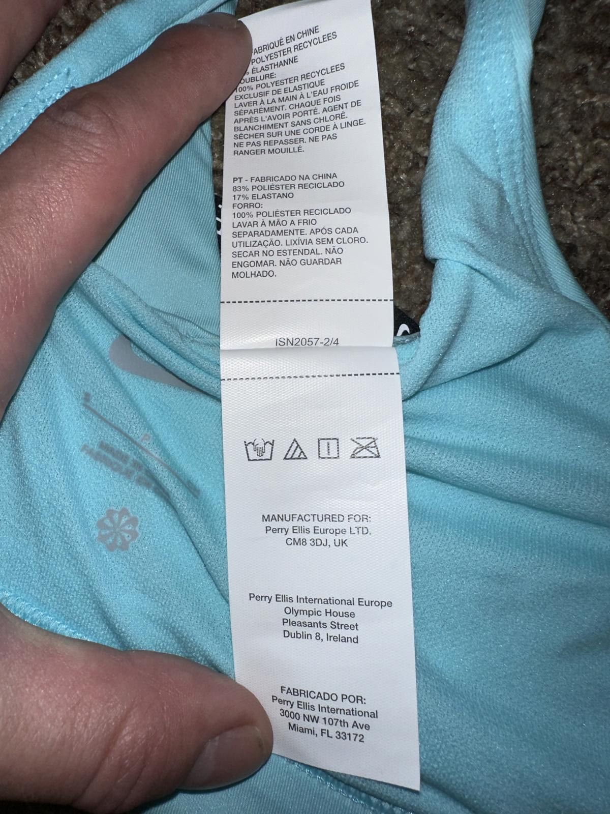 Nike Nike Women’s Reversible Sneakerkini Top Size ONE SIZE - 9 Thumbnail