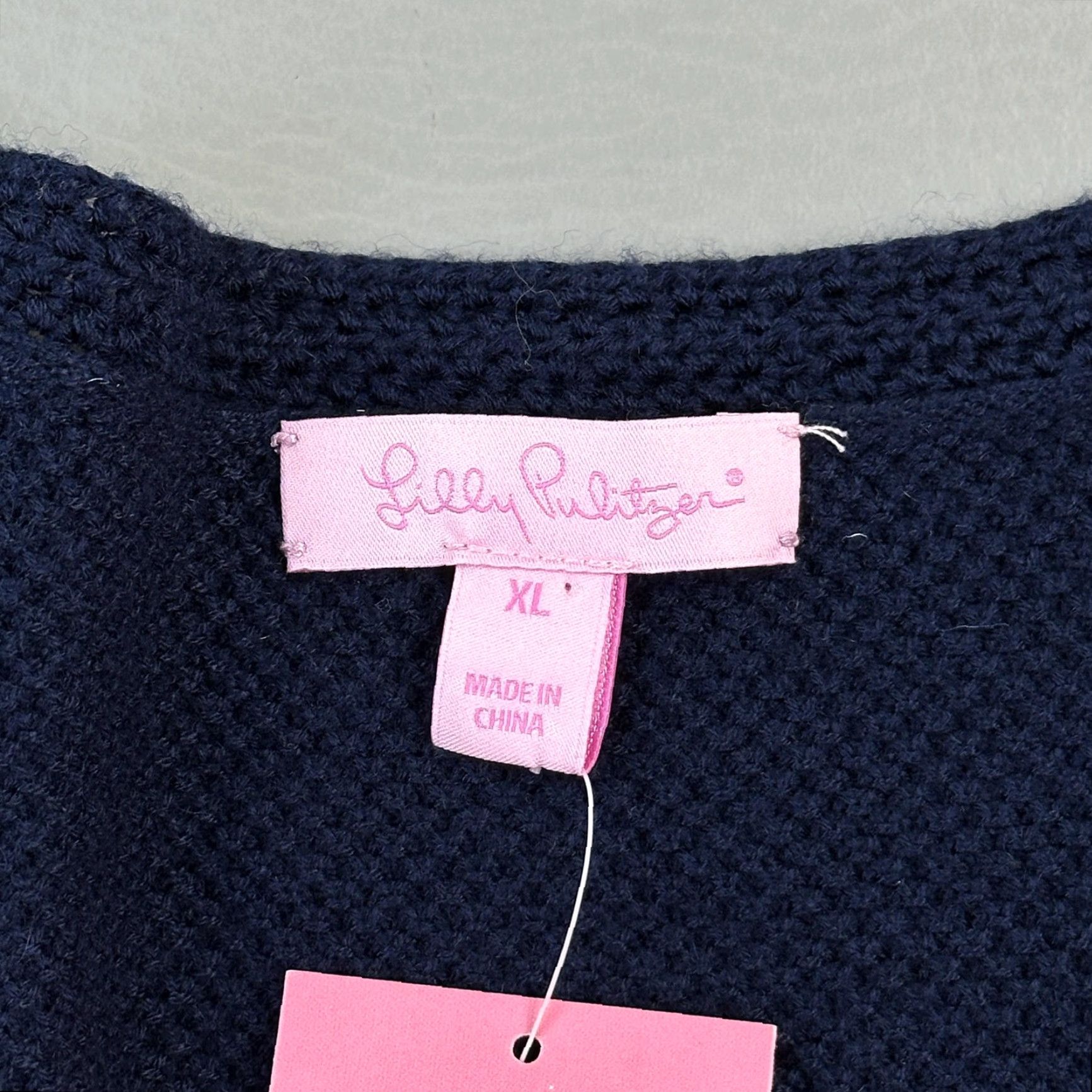 Lilly Pulitzer Lilly Pulitzer Sweater Women's XL Blue Wool Blend Roberts Tunic Pullover NWT Size XL / US 12-14 / IT 48-50 - 3 Thumbnail
