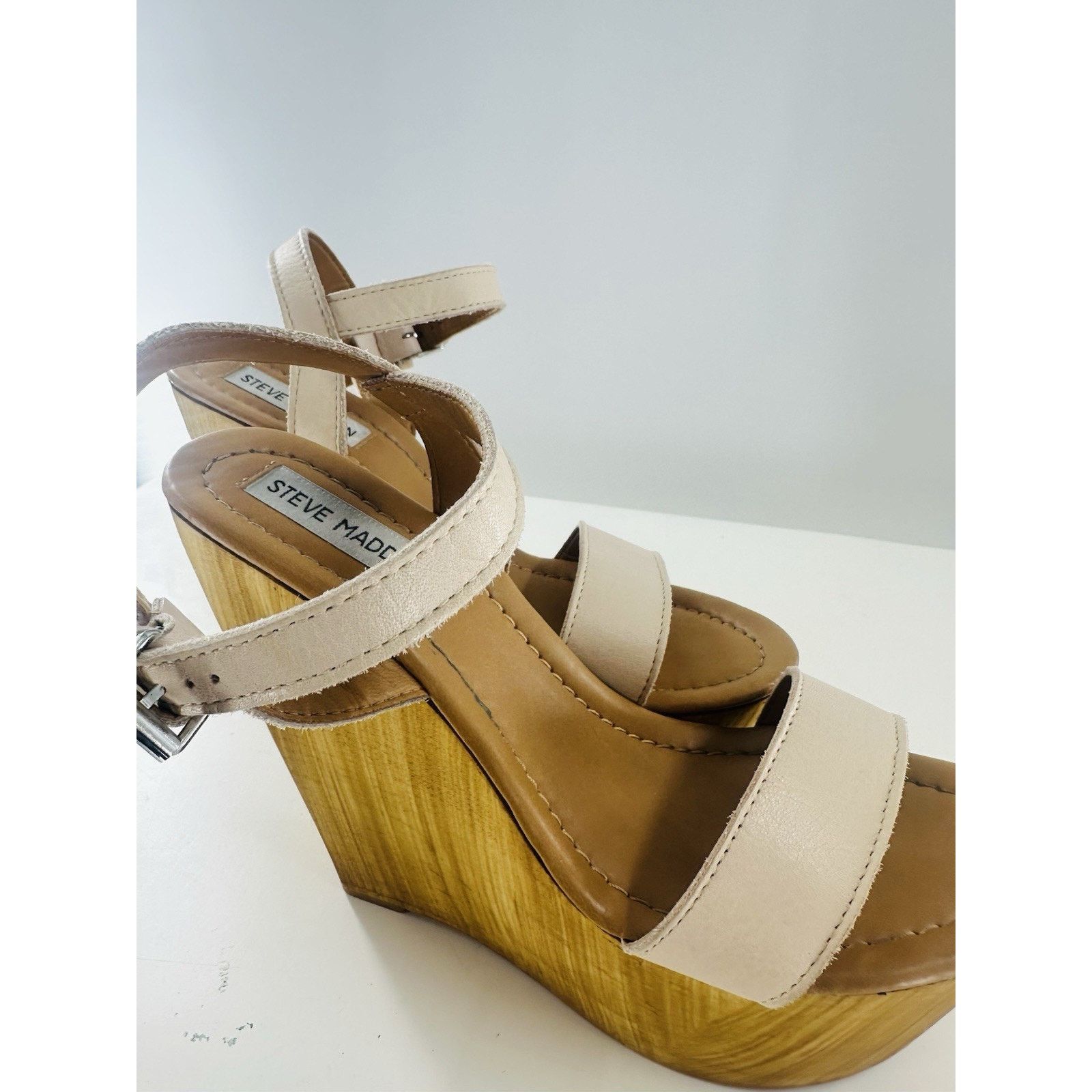 Steve Madden Steve Madden woman’s Takkenn Strappy Wedge sandals size 8 Size US 8 / IT 38 - 7 Thumbnail