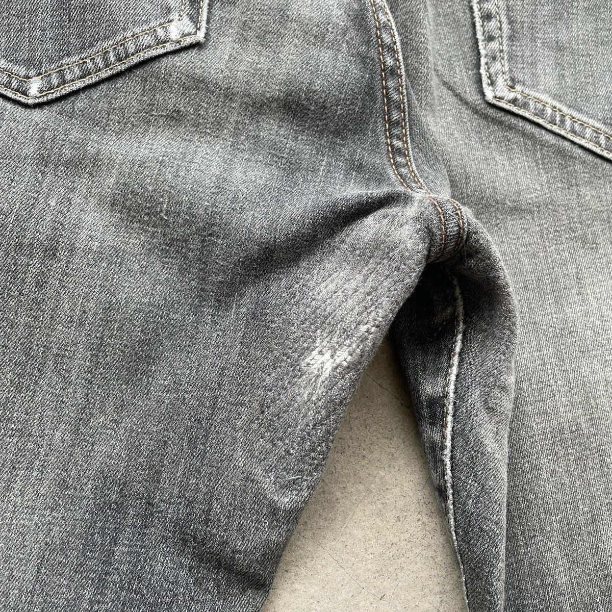 Japanese Brand Vintage Japanese Black Faded Denim Jeans Pants W35 Size US 35 - 11 Thumbnail