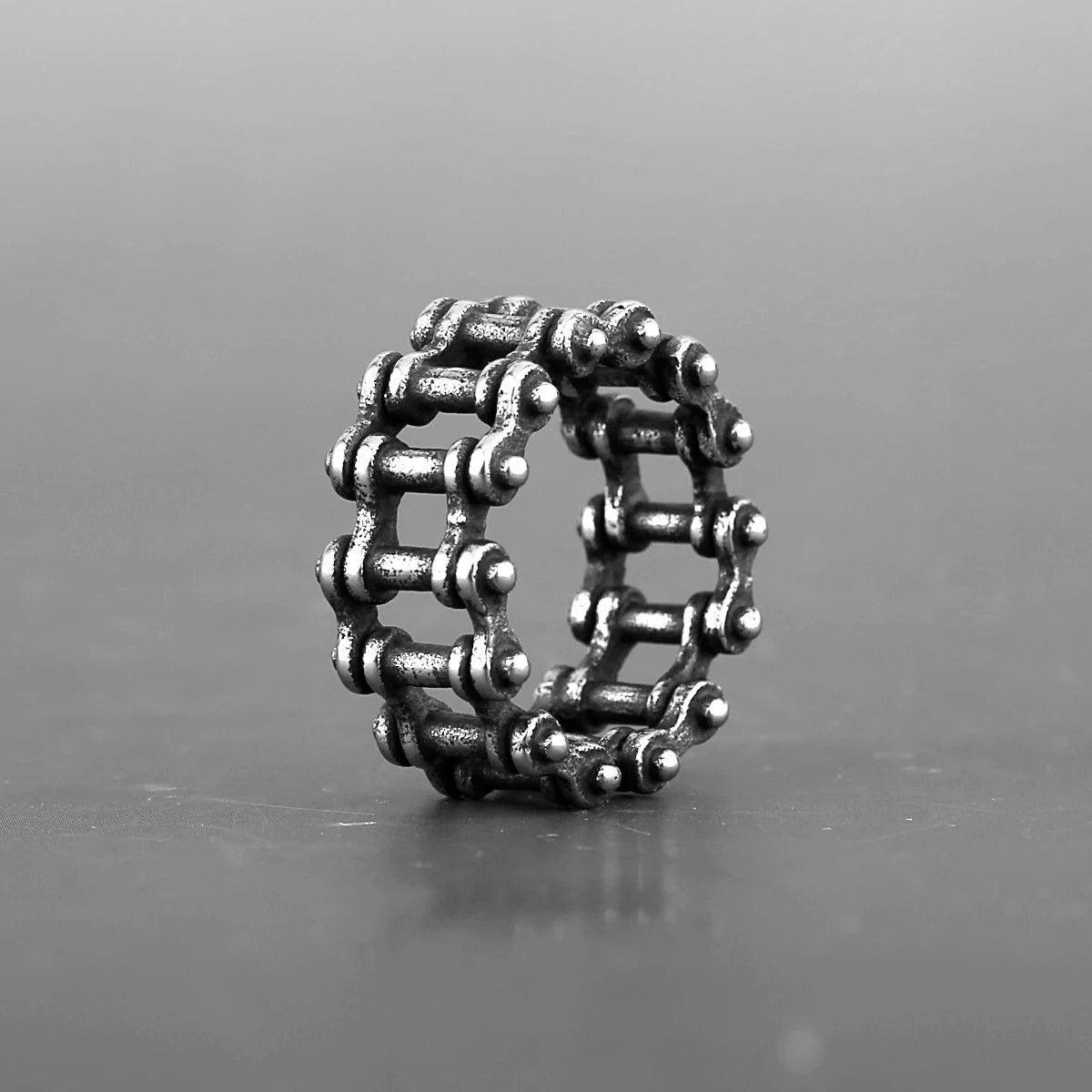 Vintage Motorcycle Car Chain Ring Size 44 - 2 Thumbnail