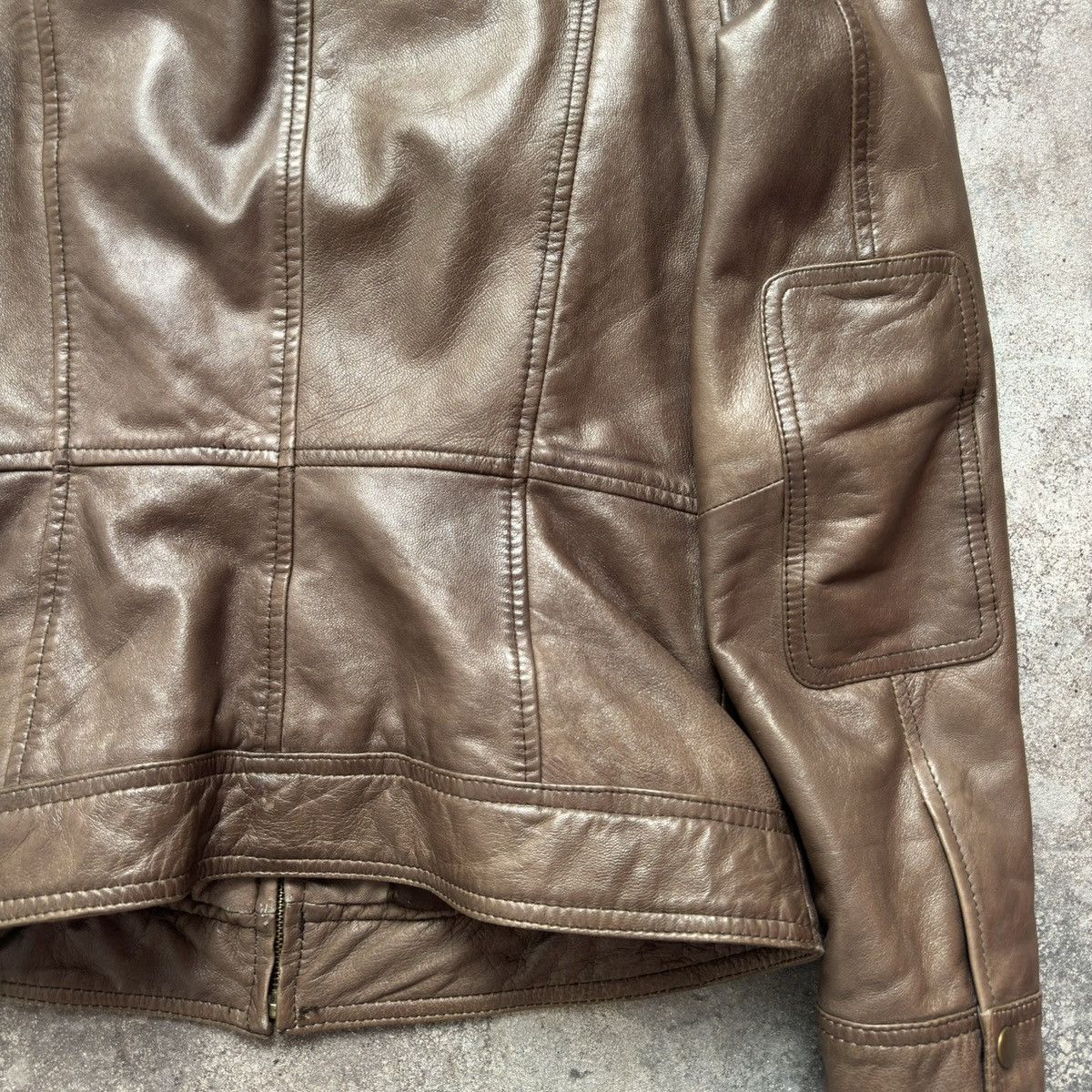 20471120 × If Six Was Nine Vintage Y2K Amazing Leather Moto Biker Jacket Size S / US 4 / IT 40 - 15 Thumbnail
