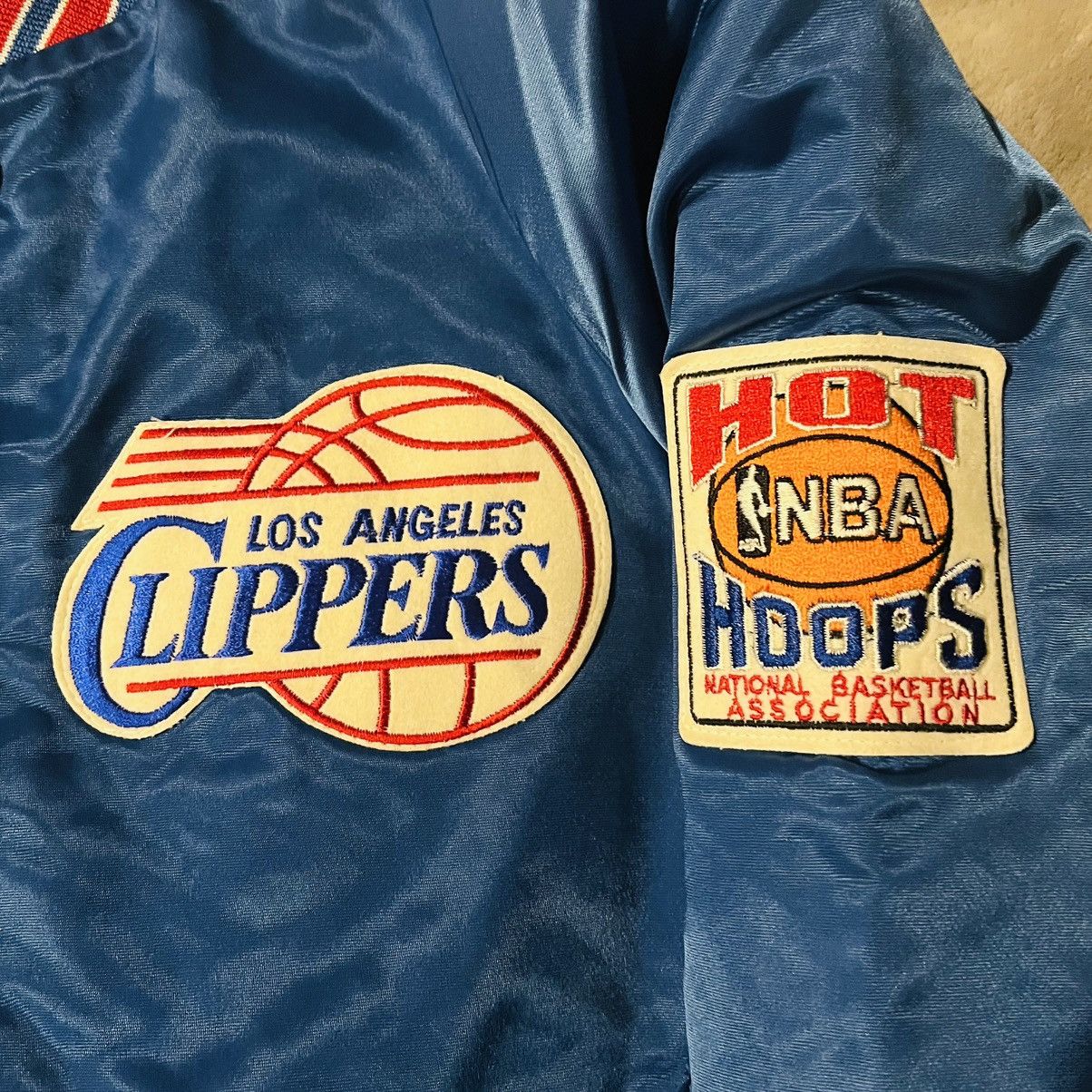 Chalk Line Vintage Chalkline NBA Los Angeles Clippers Satin Jacket S Size US S / EU 44-46 / 1 - 4 Thumbnail