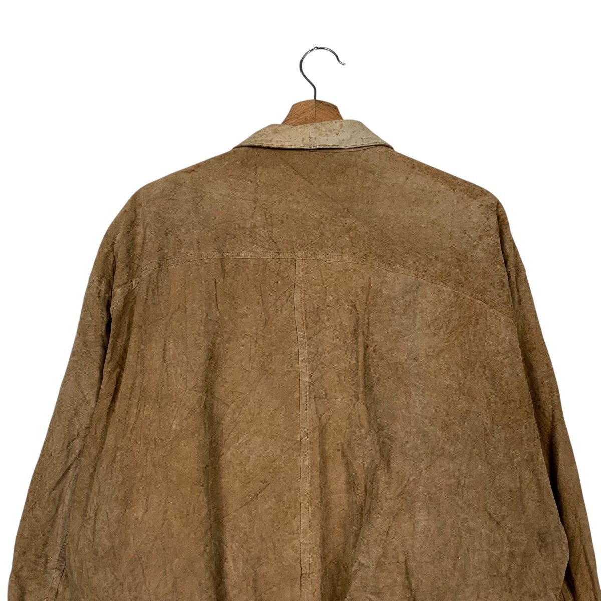 Vintage Vintage Italian Designer Remo Mercalli Suede Leather Jacket Size US M / EU 48-50 / 2 - 8 Thumbnail