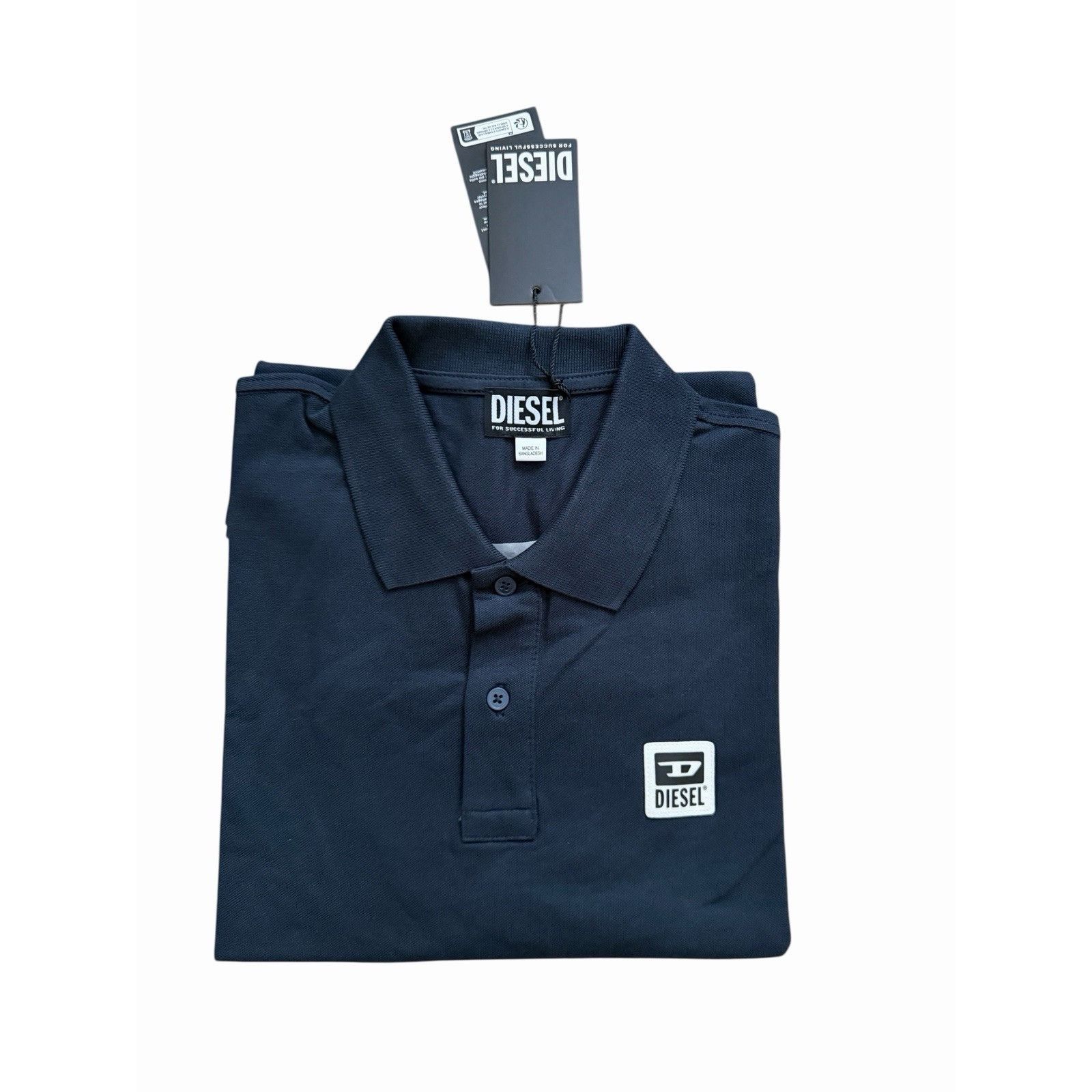 Diesel Diesel Mens T-Smith Polo Shirt Midnight Blue $110 Size M Size US M / EU 48-50 / 2 - 4 Thumbnail