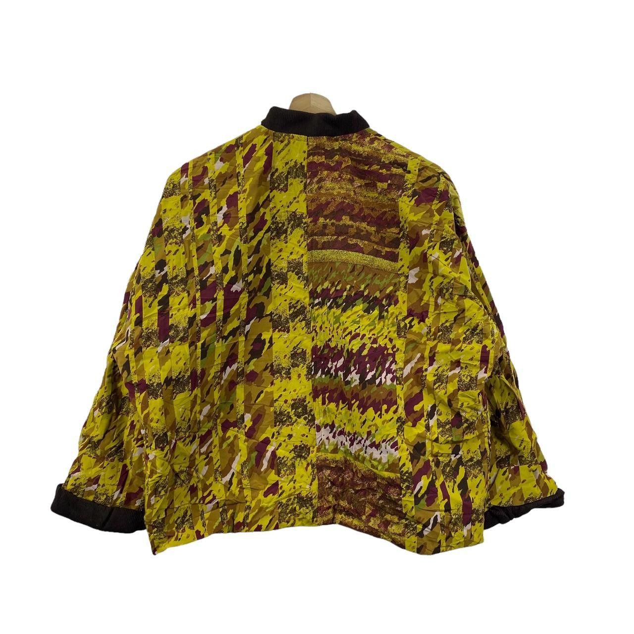 Vintage Vtg 90’ GIVY ITALY DESIGNER Boro Modern Art Jacket Sweater Size XXL / US 16-18 / IT 52-54 - 2 Thumbnail