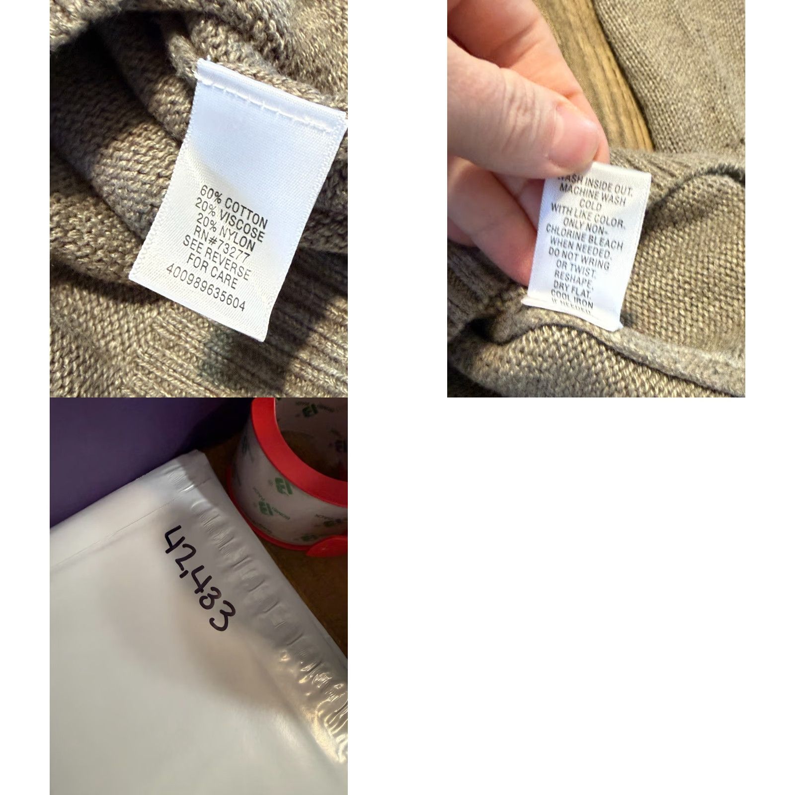 Croft & Barrow VINTAGE? No. Size US XL / EU 56 / 4 - 8 Thumbnail