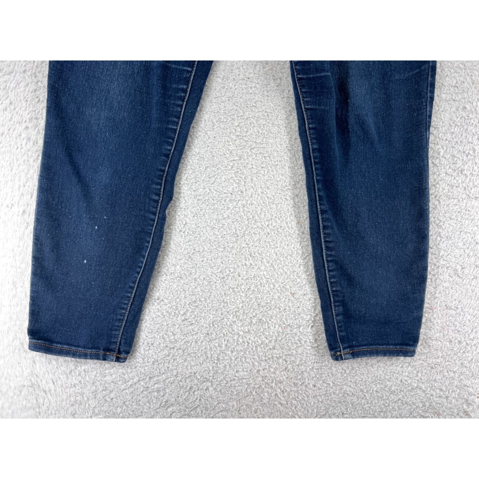 Vintage D Jeans Women's Jeans Skinny Mid Rise Blue Denim 8 Regular 26x24 Distressed 5-Pocket Cotton Blend Size 30" / US 8 / IT 44 - 4 Thumbnail