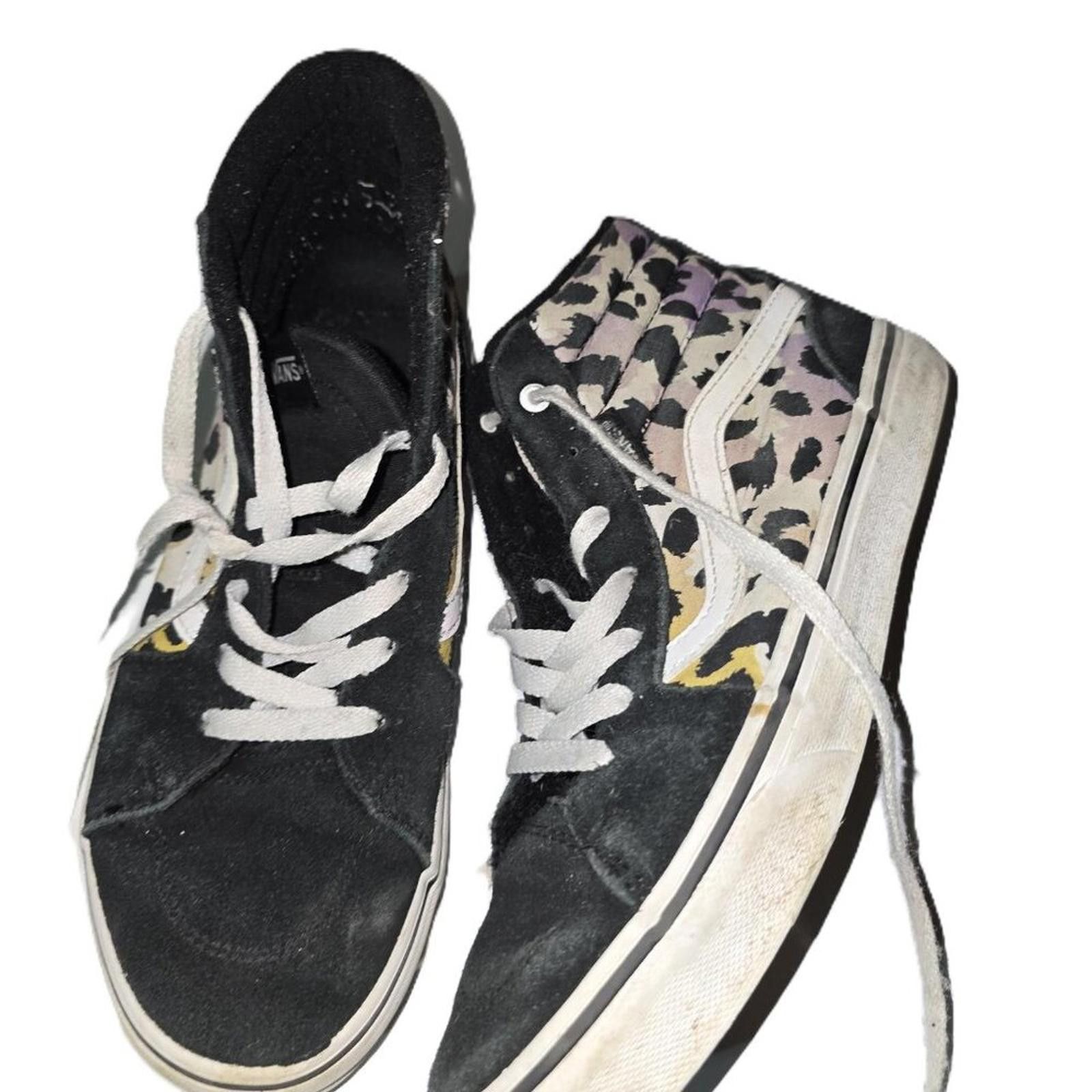 Vans Vans Hi-Top Sneakers With Animal Print Women's Size 5-1/2 Size US 5.5 / IT 35.5 - 2 Thumbnail