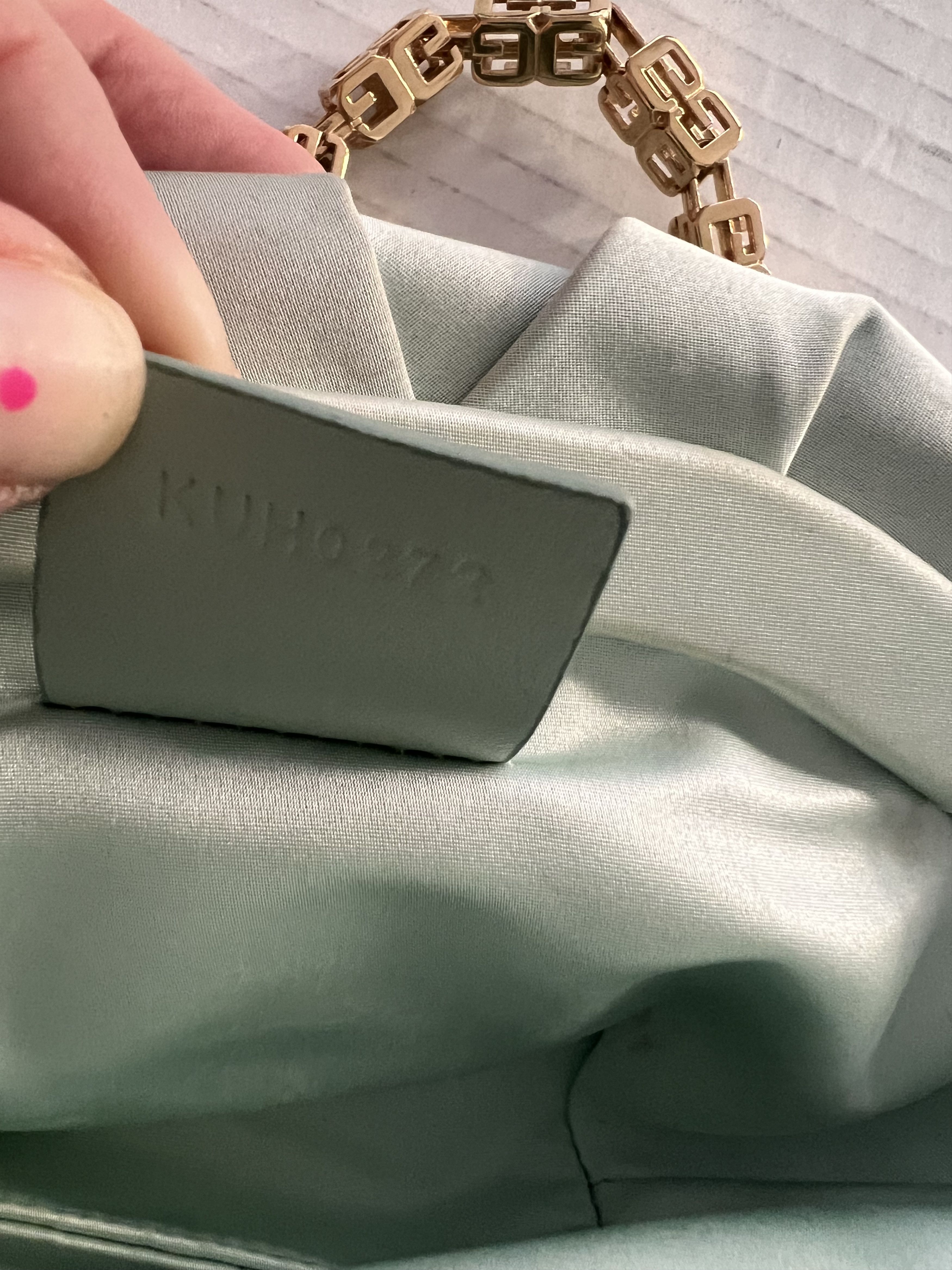 Givenchy Givenchy Kenny satin mint green mini bag Size ONE SIZE - 9 Thumbnail