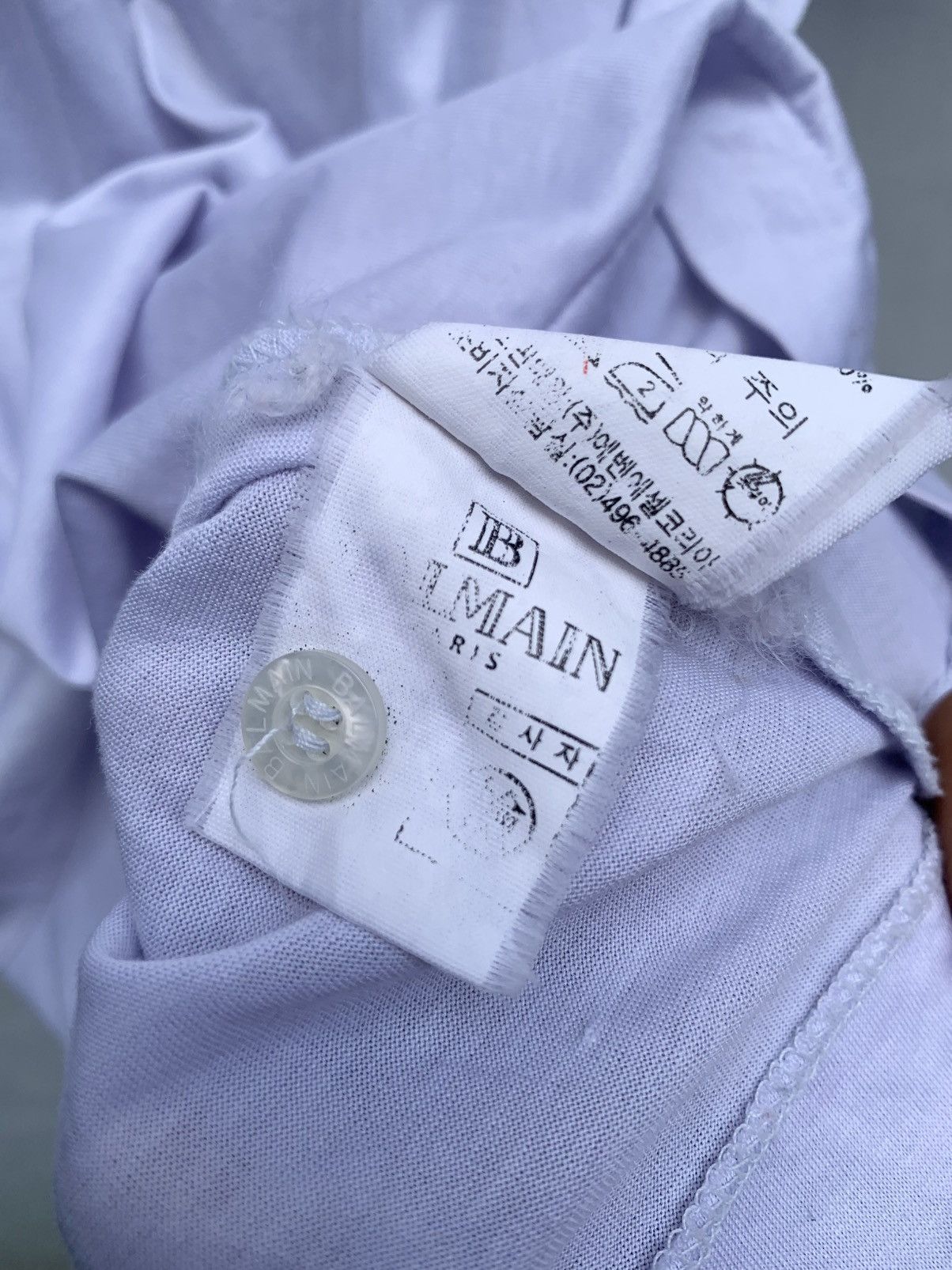 Balmain Vintage balmain paris polo shirt Size US L / EU 52-54 / 3 - 6 Thumbnail