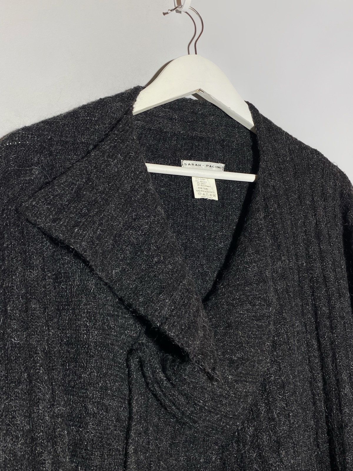Sarah Pacini Sarah Pacini Kid Mohair Sweater like Ackermann Size ONE SIZE - 5 Thumbnail