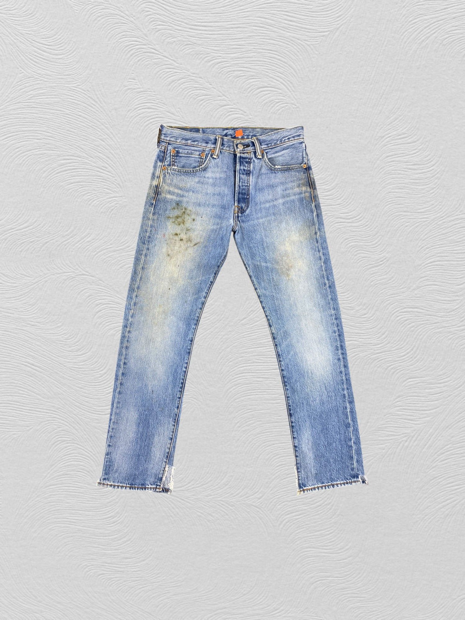 Levi's Dirty Distressed Blue Vintage Levi's 501 32x31.5 -JN2392 Size US 32 / EU 48 - 1 Thumbnail