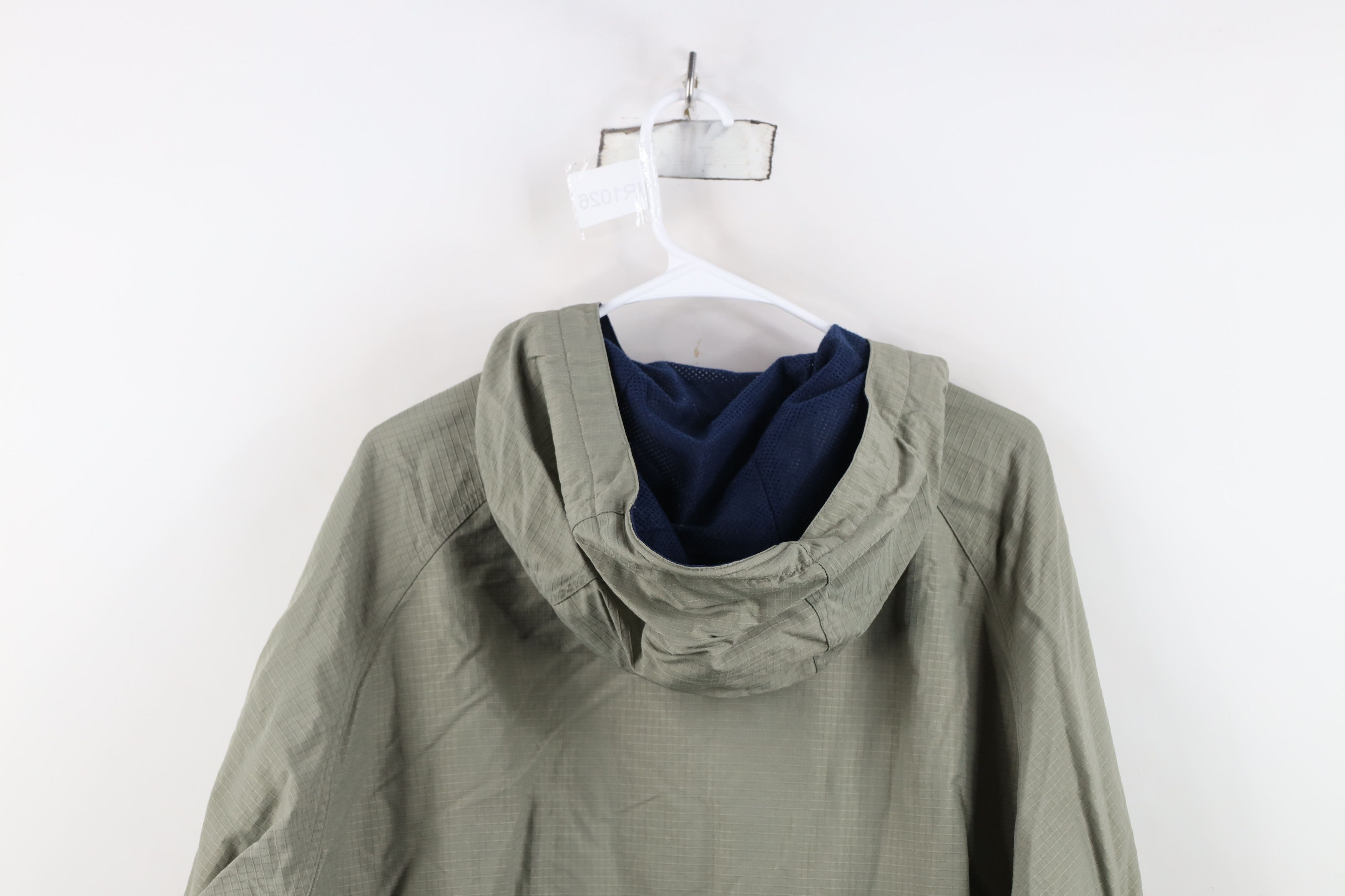Nike Vintage Nike Swoosh Reflective Ripstop Anorak Jacket Green Size US XXL / EU 58 / 5 - 15 Thumbnail