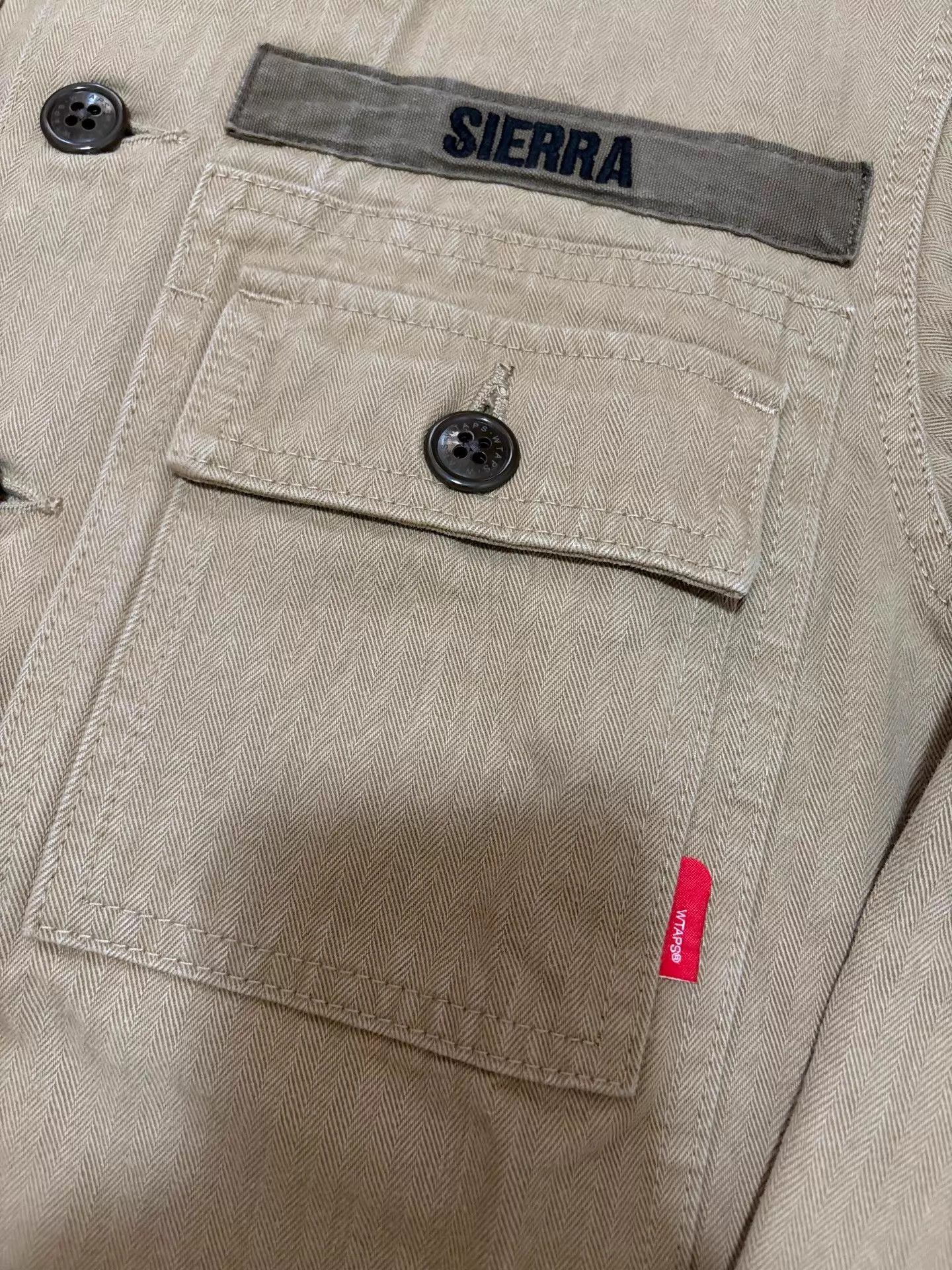 Wtaps WTAPS 16AW Herringbone Shirt Jacket Khaki NearNew Size US S / EU 44-46 / 1 - 4 Thumbnail
