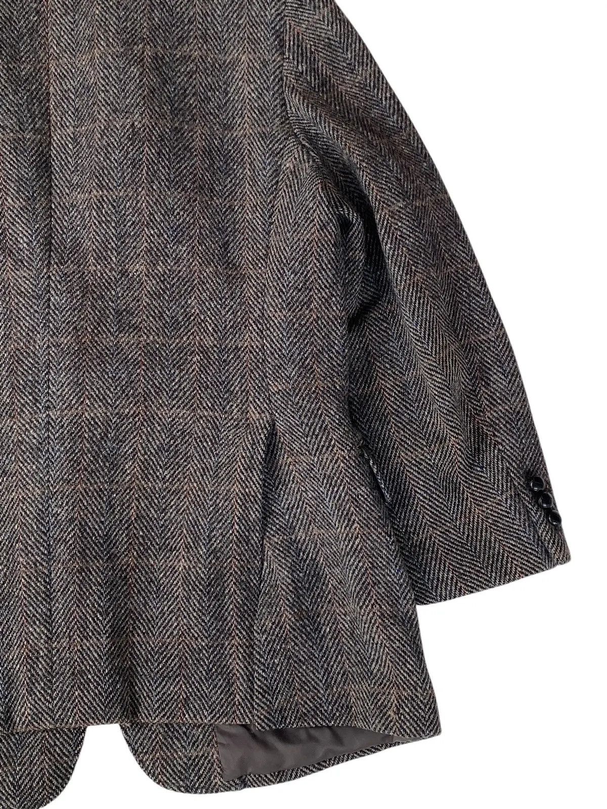 Harris Tweed Vtg Haris Tweed Wool Jacket Size 42S - 9 Thumbnail