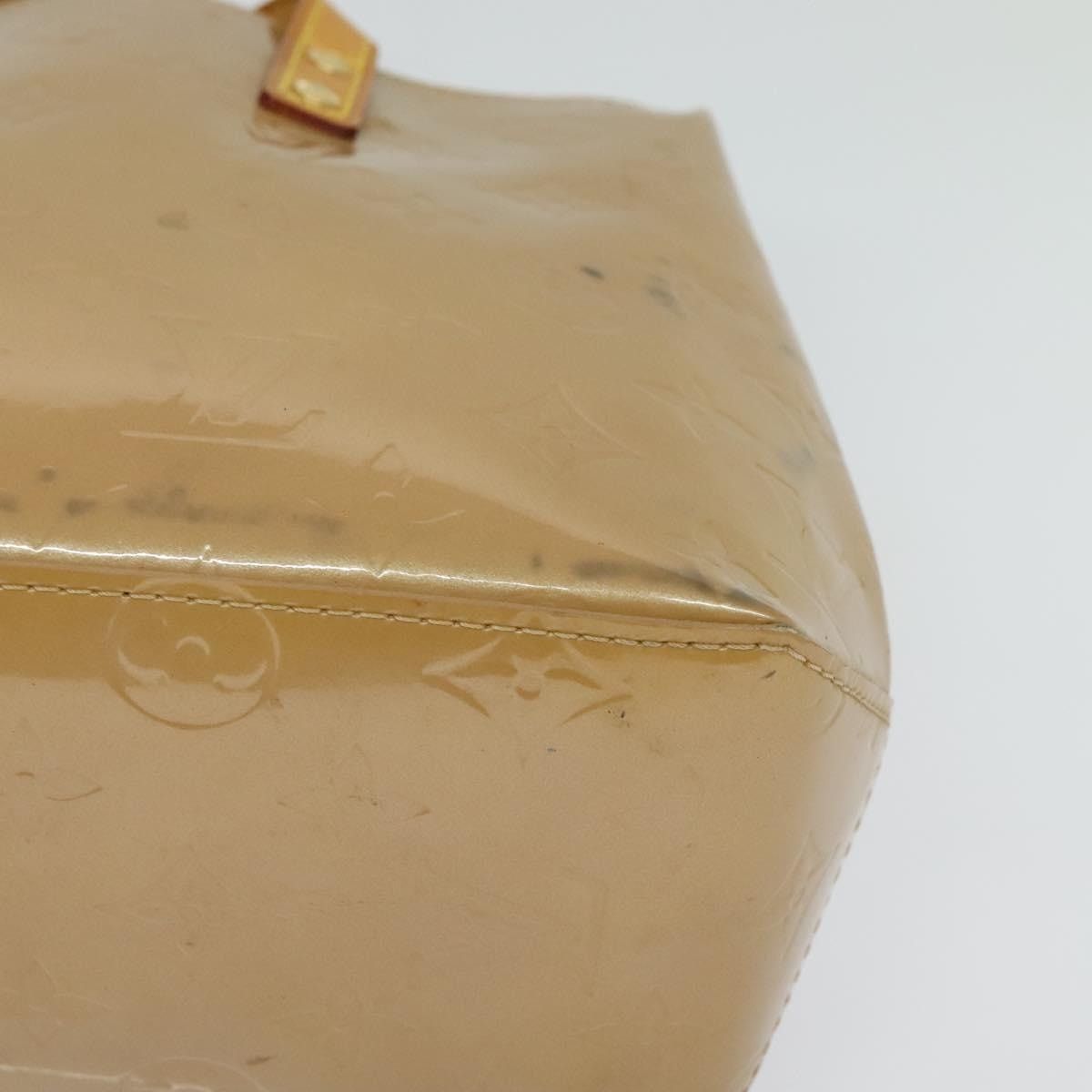 Louis Vuitton LOUIS VUITTON Monogram Vernis Reade PM Hand Bag Noisette Size ONE SIZE - 9 Thumbnail