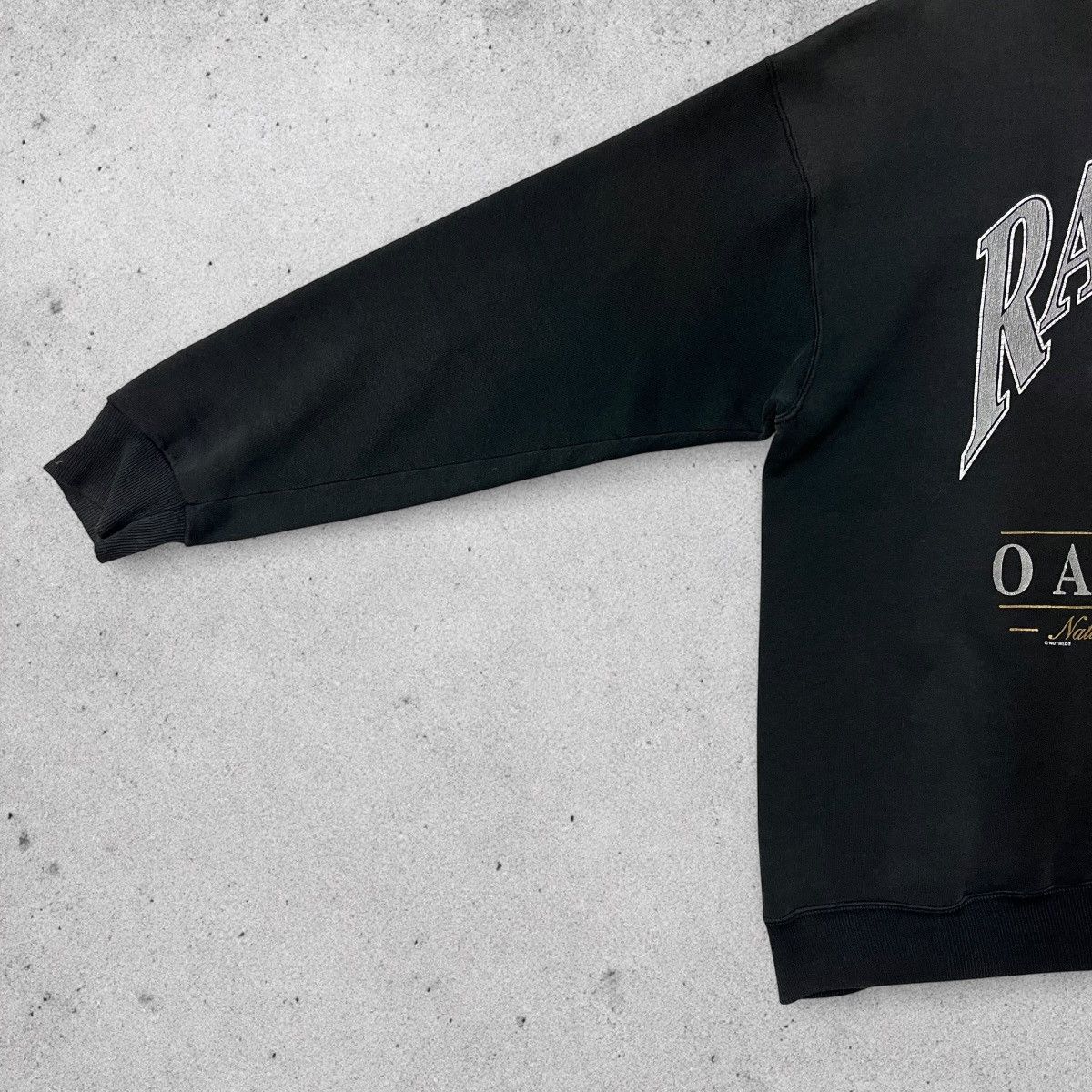 Nutmeg Vintage 90s NFL Sweatshirt – Oakland Raiders – Nutmeg – USA Size US XL / EU 56 / 4 - 2 Thumbnail