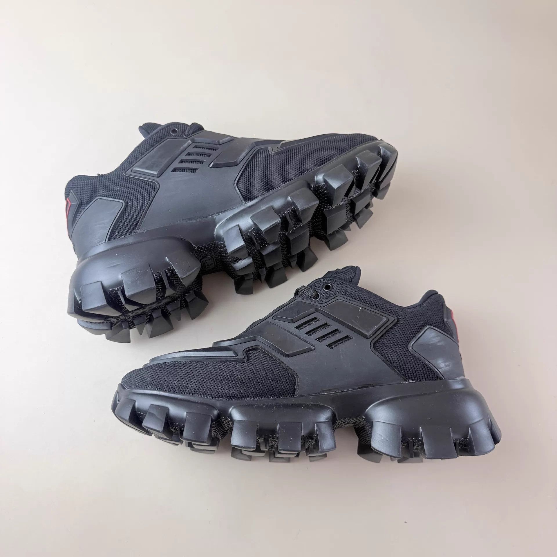Prada Prada platform gear sole black 37 shoes YLP5167 Size US 6.5 / IT 36.5 - 5 Thumbnail