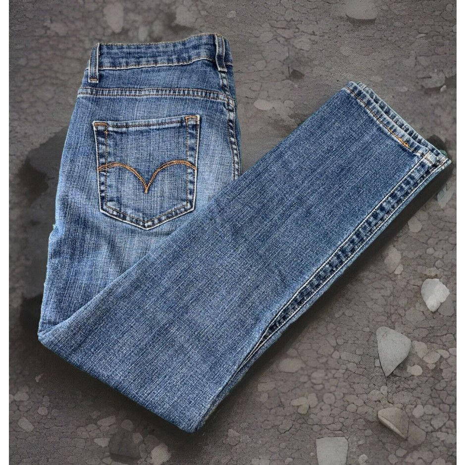Levi's Levi's Original Jean Size 8S/C Medium Wash Skinny Denim Size 30" / US 8 / IT 44 - 2 Thumbnail