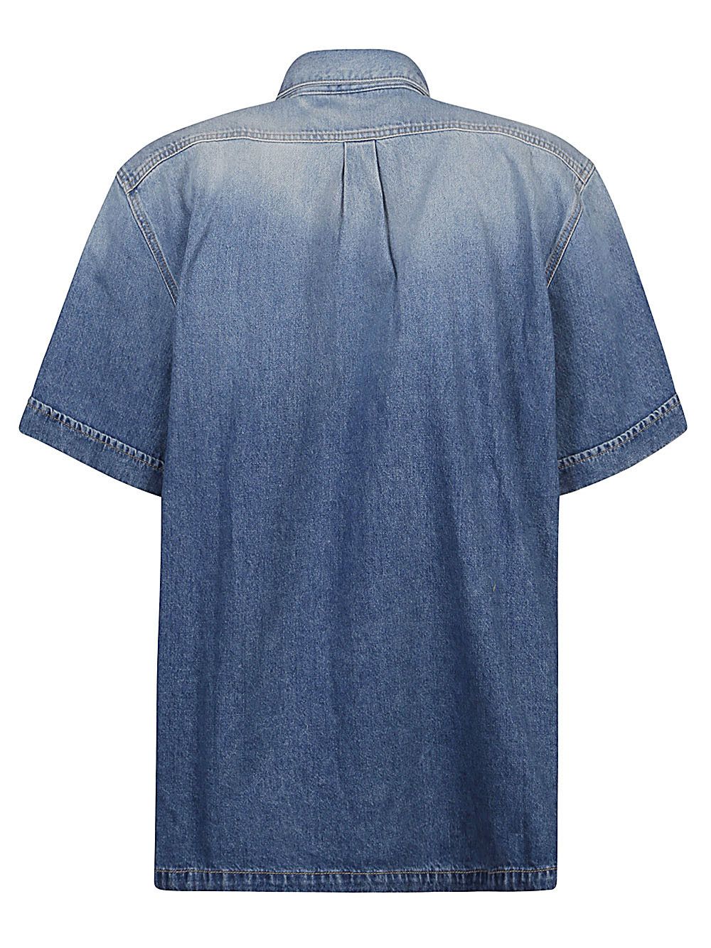 o1srvl11e0125 Denim Shirt in Blue