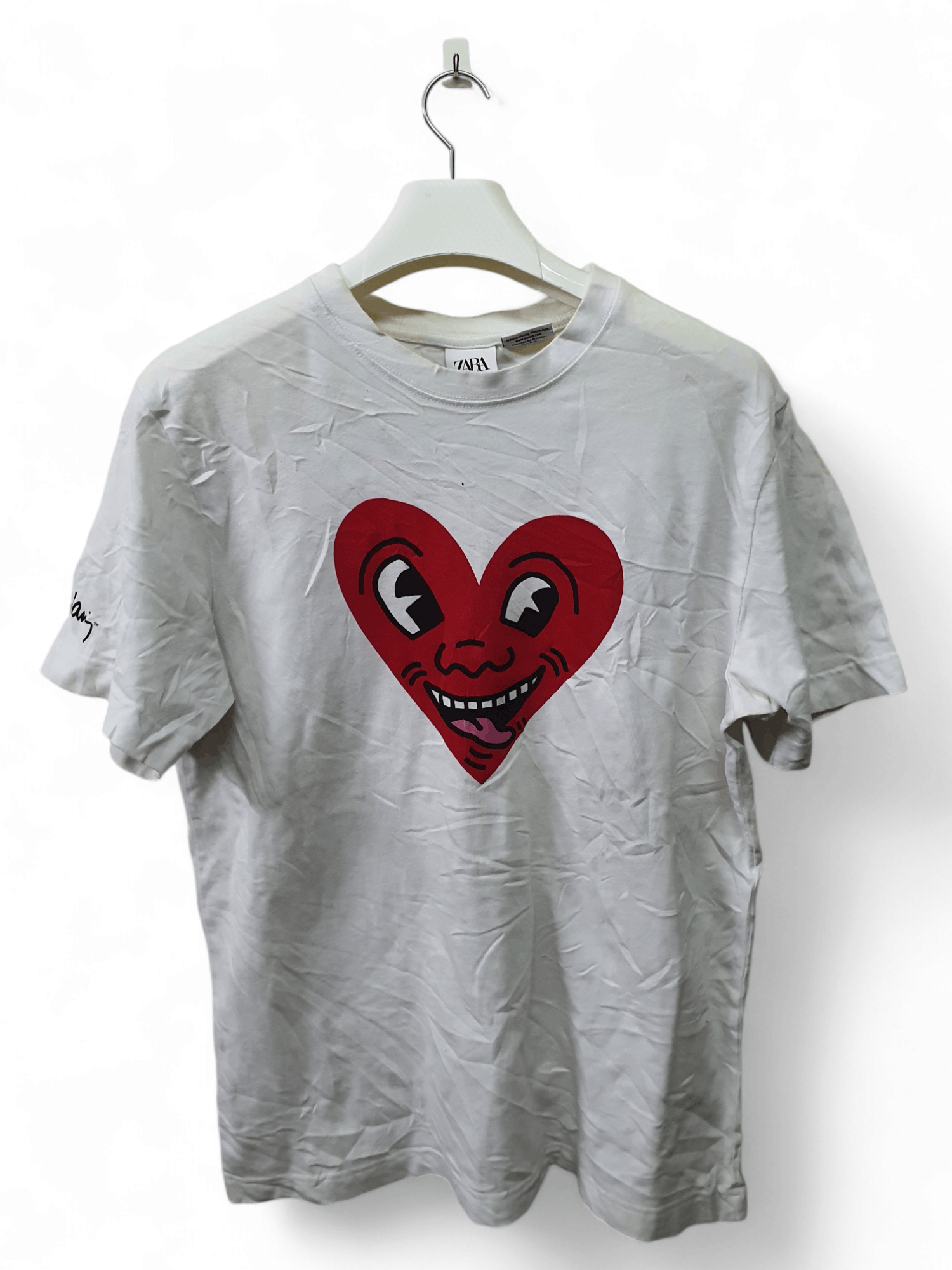 Keith Haring Keith Haring collab tshirt featuring his iconic "Heart Face" Size US M / EU 48-50 / 2 - 1 Thumbnail