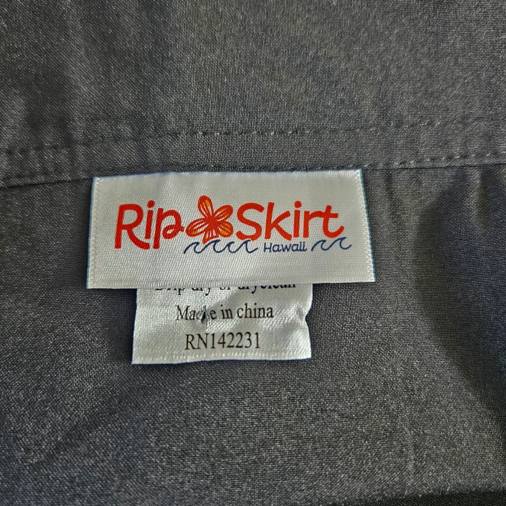 Vintage Rip Skirt Wrap Skirt Womens L Solid Black Short Casual Size Large Size 36" / US 14 / IT 50 - 4 Thumbnail