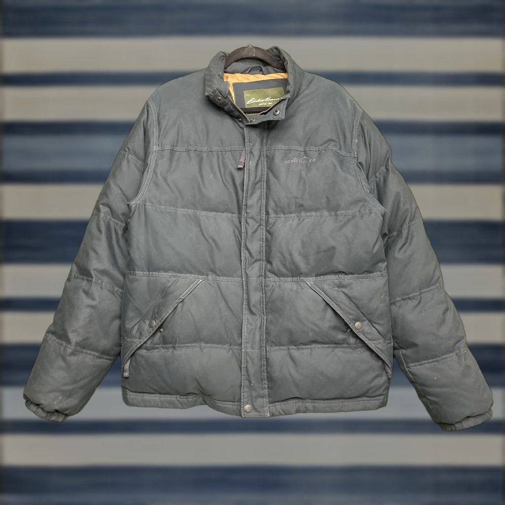 Eddie Bauer Eddie Bauer EB650 Down Jacket Mens M Blue Goose Down 650 Puffer Jacket Solid Zip Full Zip Medium Regular Coat Size US M / EU 48-50 / 2 - 1 Thumbnail