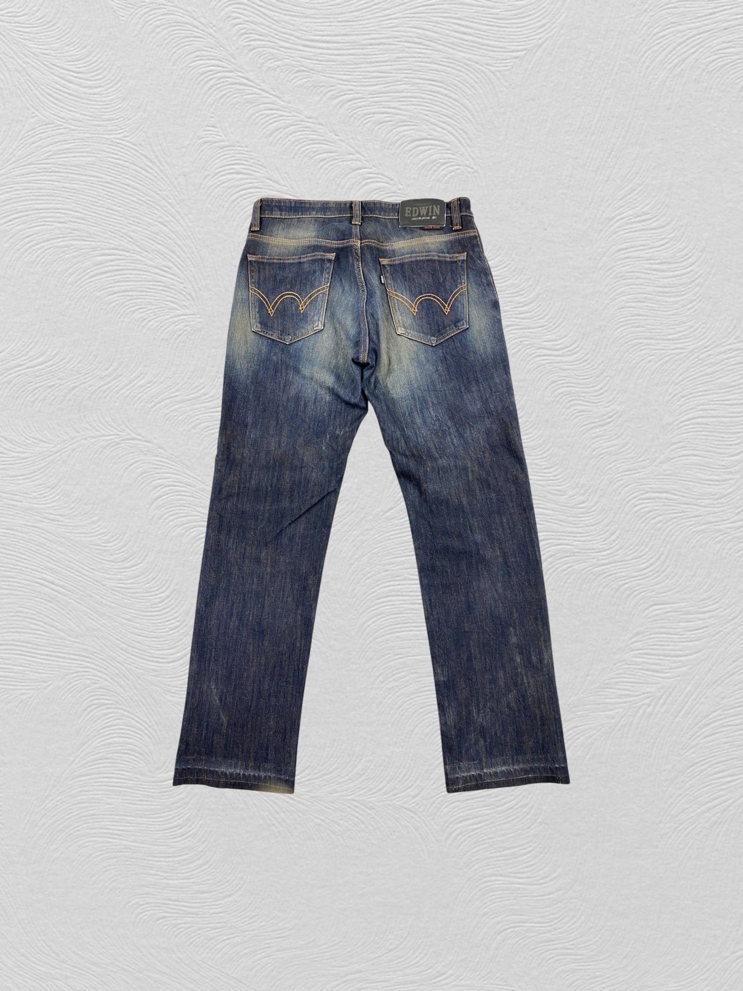 Japanese Brand Faded Blue Vintage Edwin Jeans 32x29 Denim- JN3748 Size US 32 / EU 48 - 2 Thumbnail