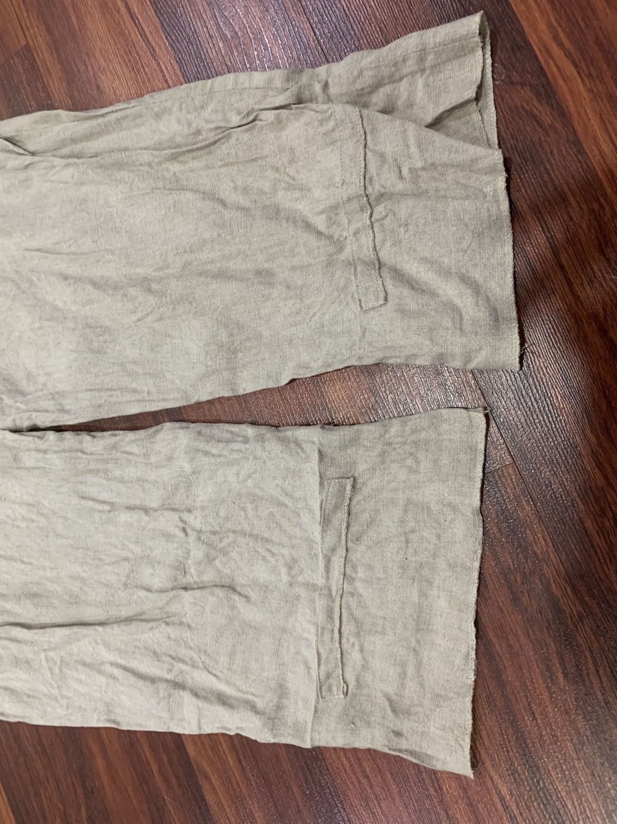 Comme des Garcons Vintage Comme des Garcons Homme Plus Linen Pants Size US 34 / EU 50 - 6 Thumbnail