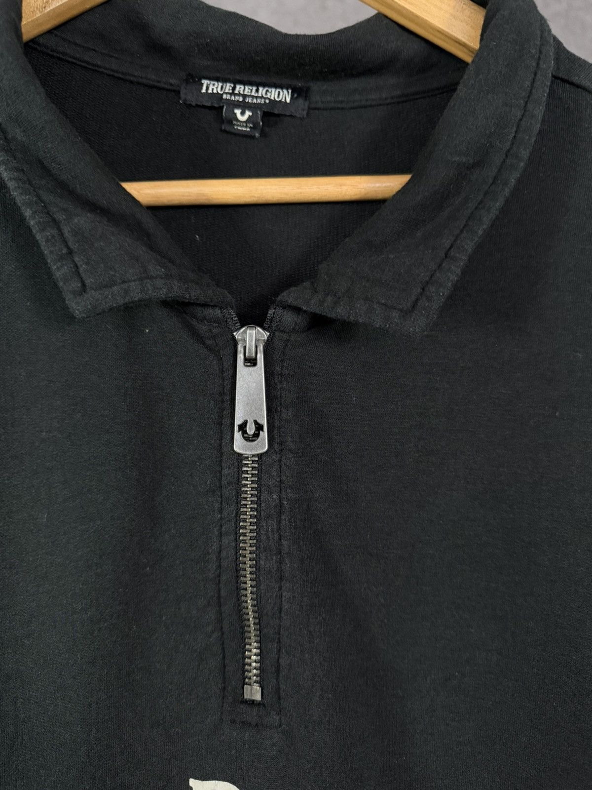 True Religion True Religion designer center logo zip polo tee Size US XXL / EU 58 / 5 - 4 Thumbnail