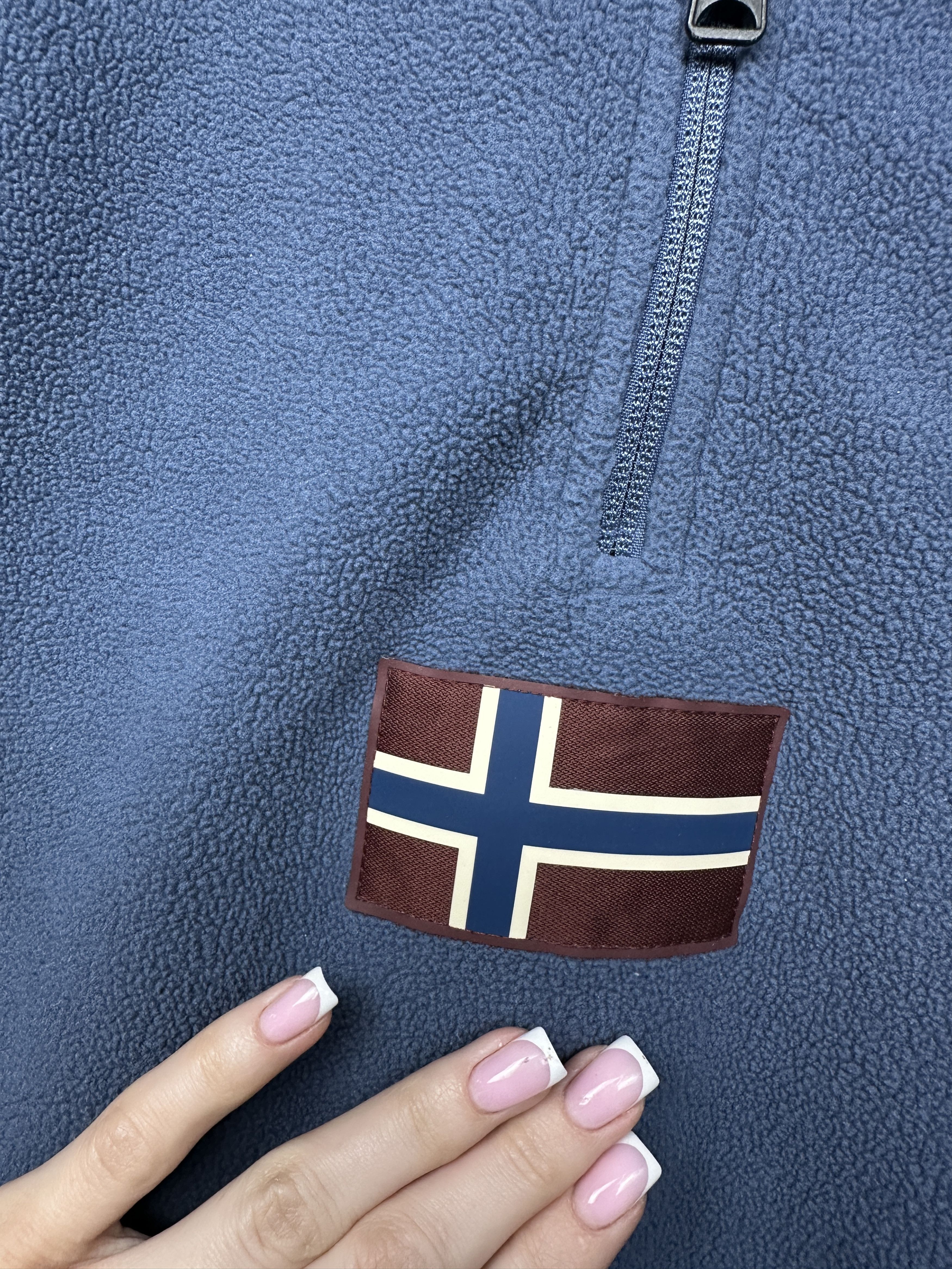 Napapijri Napapijri Mens 1\4 Zip Fleece Jacket Size US S / EU 44-46 / 1 - 3 Thumbnail