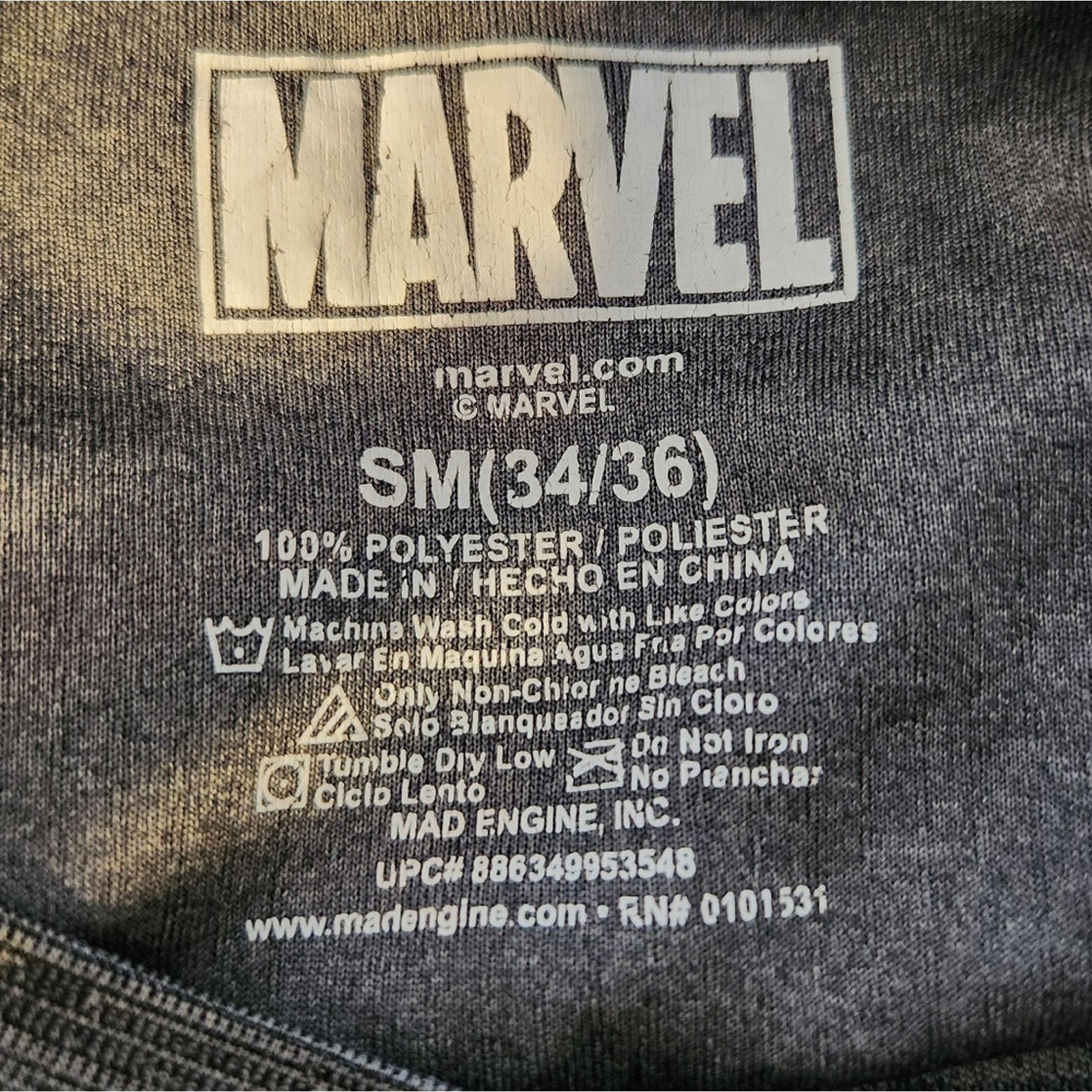 Marvel Comics Marvel Punisher Ombre Skull Poly Graphic T-Shirt Small Size US S / EU 44-46 / 1 - 4 Thumbnail