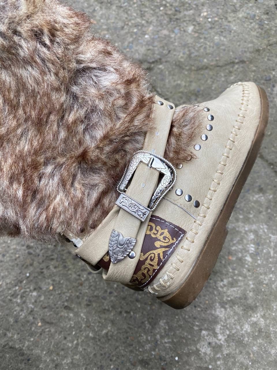 Japanese Brand Mohair LGB as98 style vintage distressed boots shoes Size US 7 / IT 37 - 10 Thumbnail
