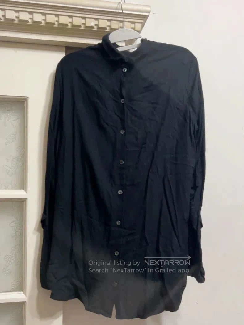 Ann Demeulemeester Ann Demeulemeester Embroidered Black Shirt. Size US XS / EU 42 / 0 - 1 Thumbnail