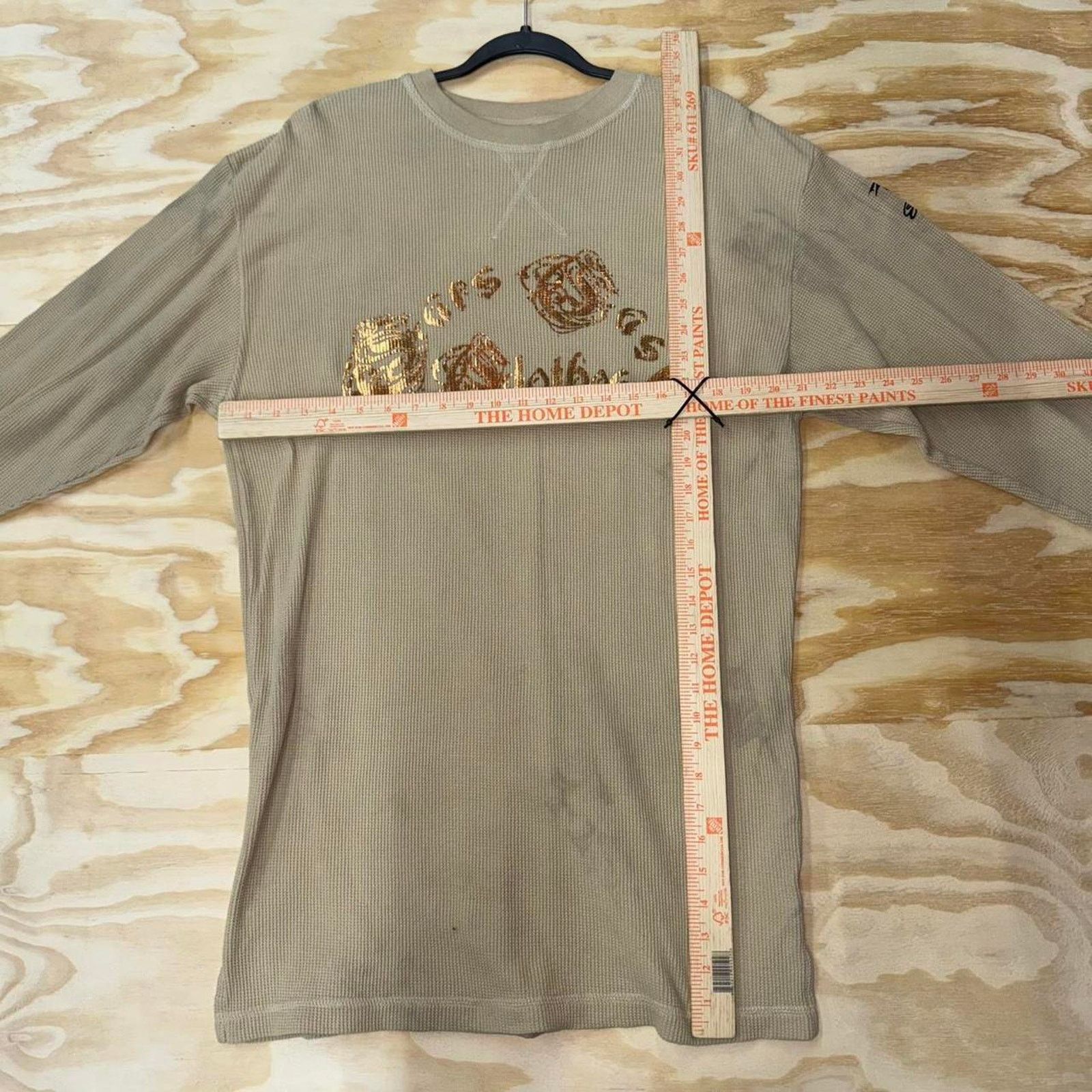 Vintage Vintage y2k ether brand grunge thermal ribbed long sleeve Size US XL / EU 56 / 4 - 3 Thumbnail