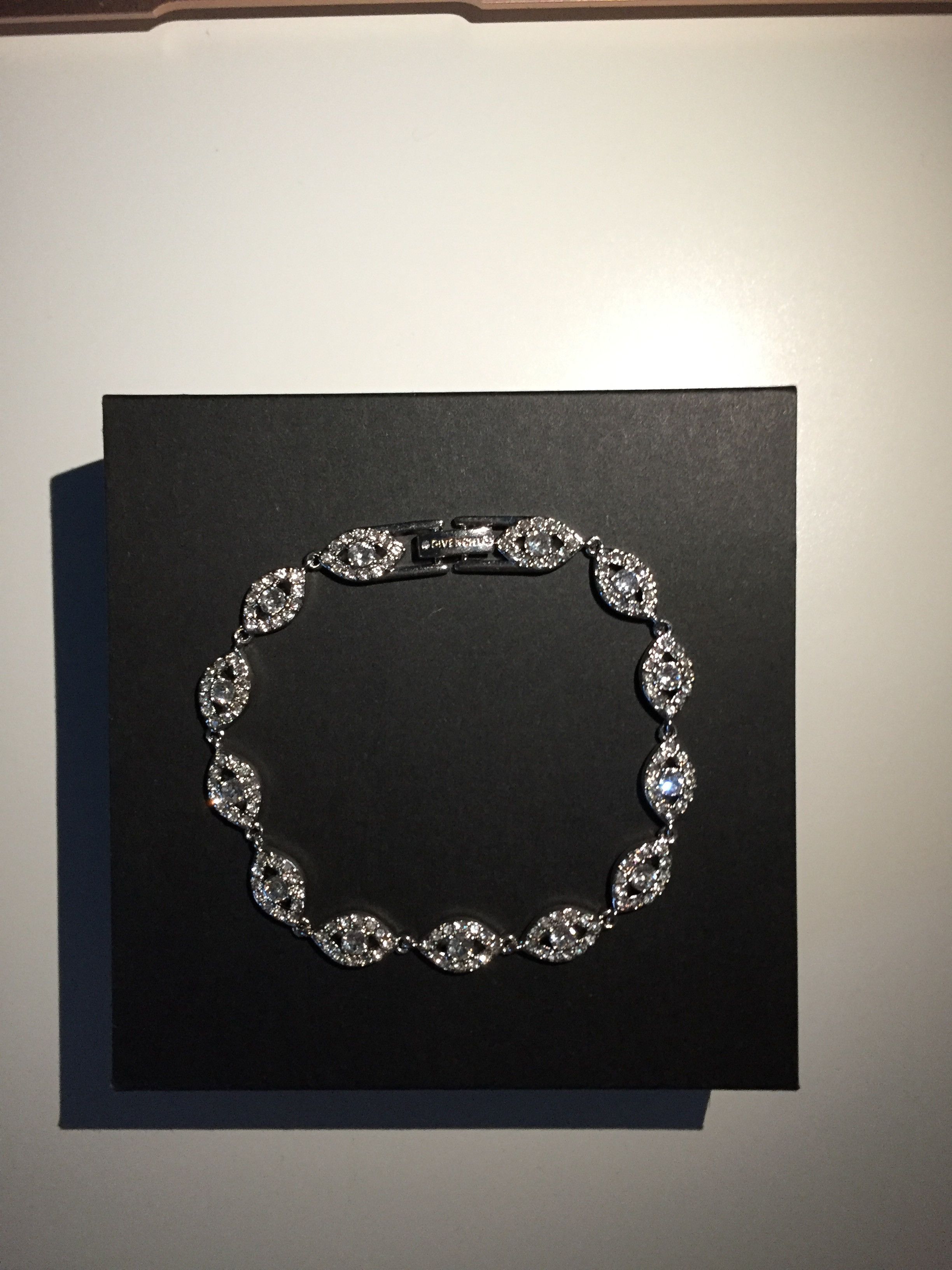 Givenchy Givenchy Crystal Flex Bracelet Silver Size ONE SIZE - 1 Thumbnail