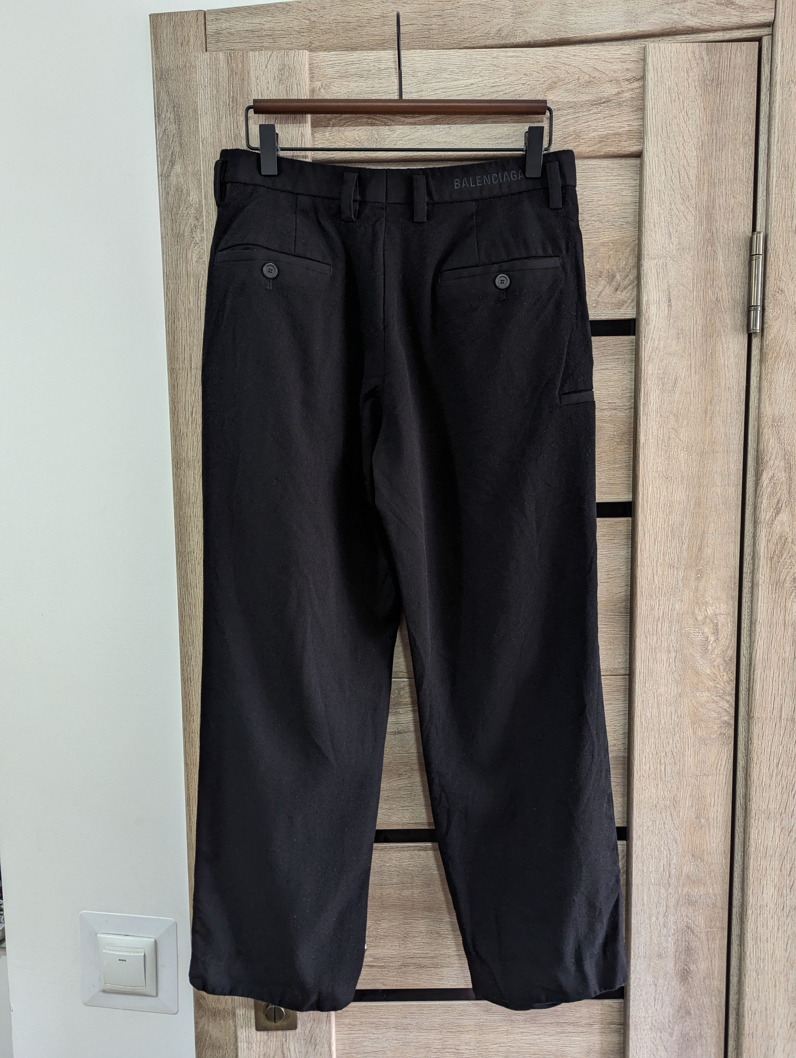 Balenciaga Balenciaga Cropped Wool Tailored Pants Size 46 Size 32" / US 10 / IT 46 - 1 Thumbnail