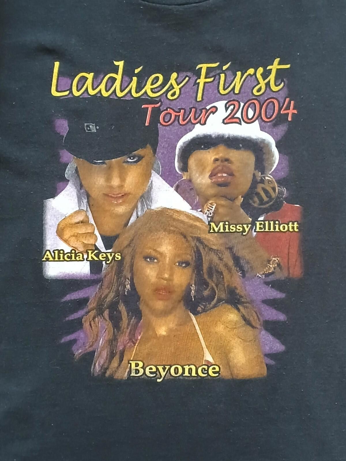 Delta Ladies First Tour Large Rap T-Shirt Beyonce/Missy Elliott Size US L / EU 52-54 / 3 - 6 Thumbnail