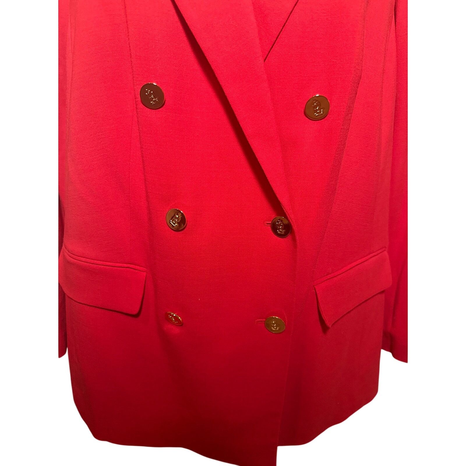 Ralph Lauren Ralph Lauren red blazer and signature gold buttons Size ONE SIZE - 2 Thumbnail