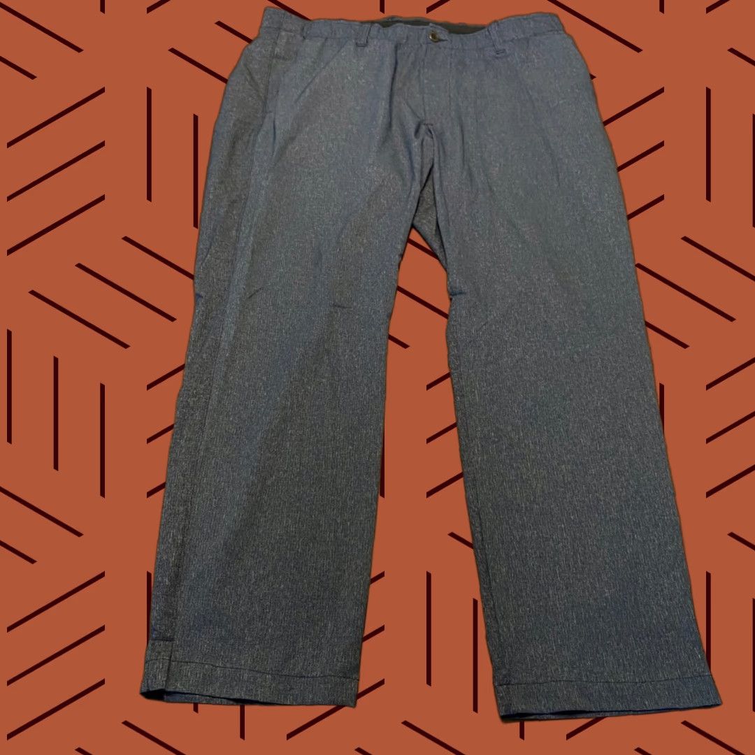 Under Armour Under Armour Pants Mens 38x30 Blue Golf Outdoors Belt Loops 5-Pocket Chino Regular Straight Vintage No Size US M / EU 48-50 / 2 - 1 Thumbnail