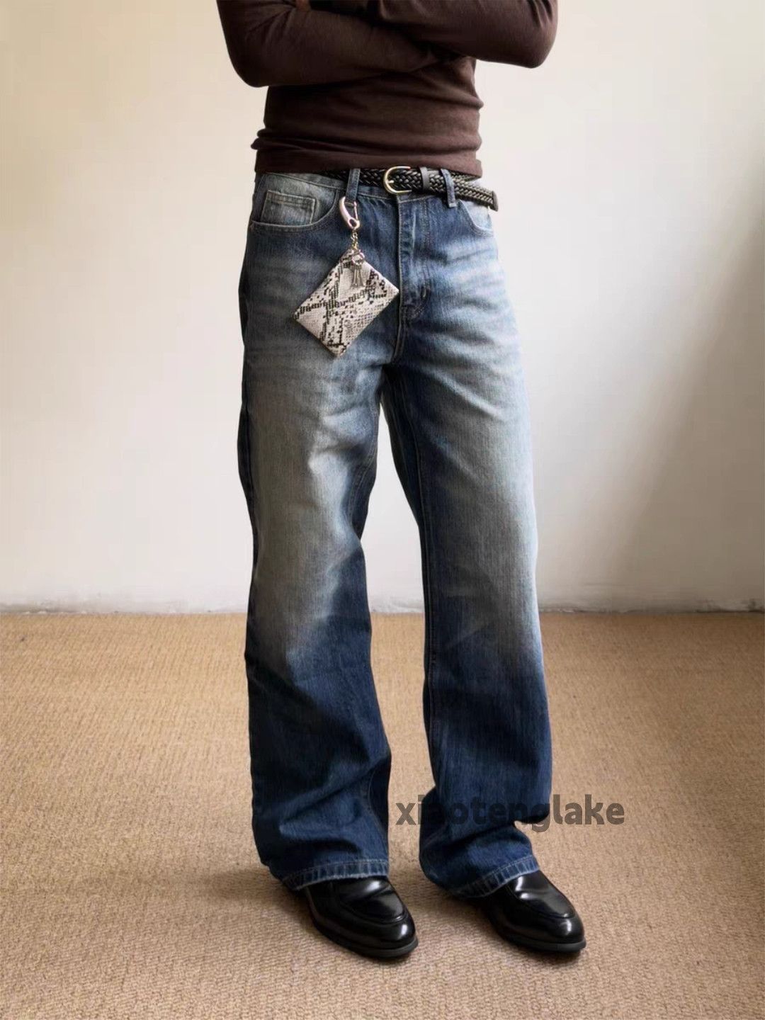 Jean zx vintage washed faded cleanfit wide Leg jeans Size US 32 / EU 48 - 5 Thumbnail
