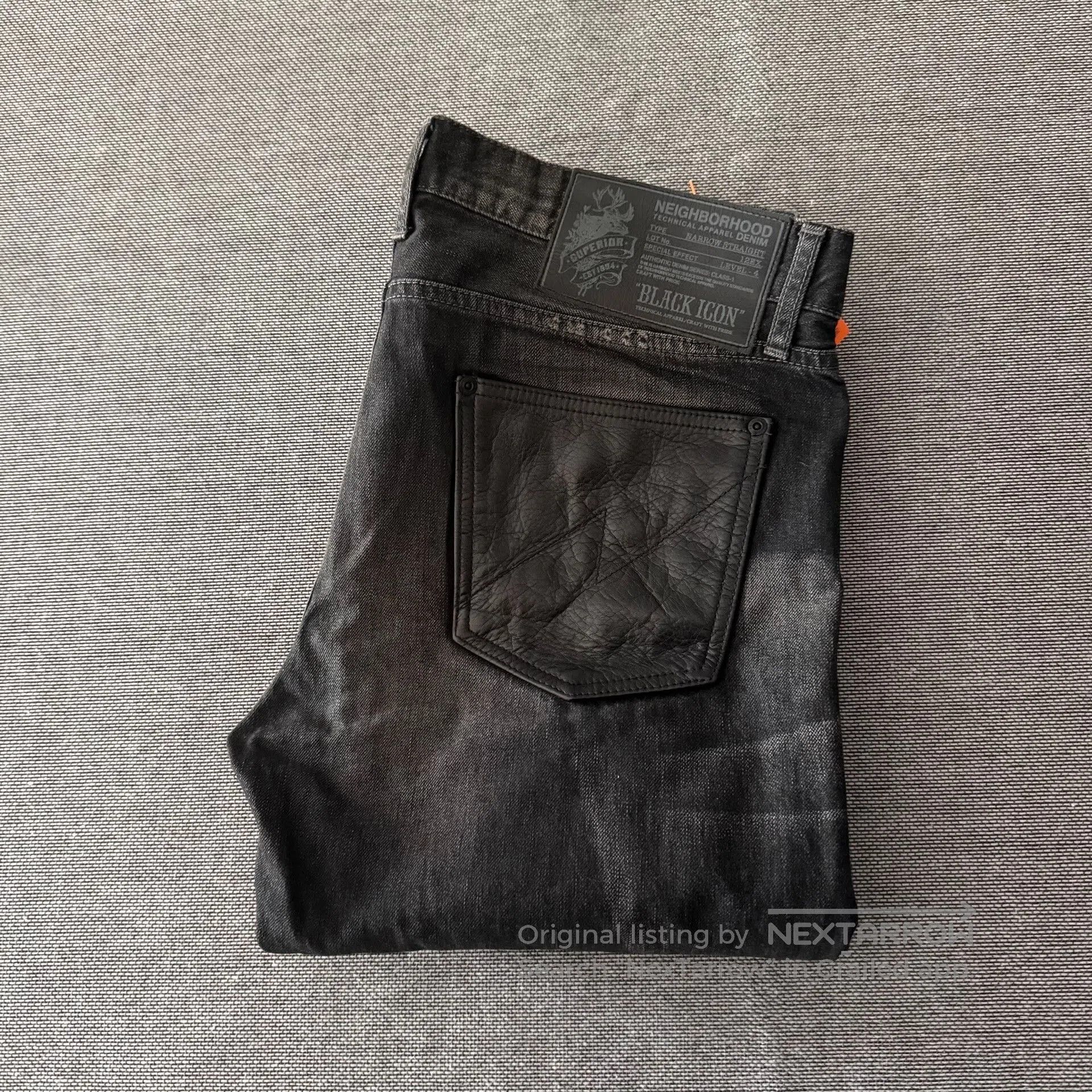 Neighborhood Neighborhood 12ss Black Soul Jeans. Size US 38 / EU 54 - 1 Thumbnail