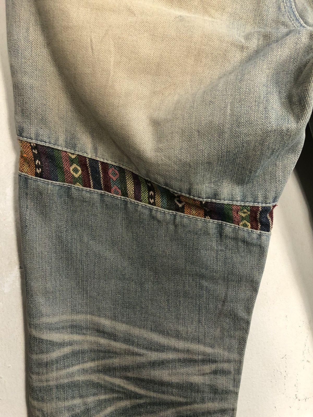 Hysteric Glamour Hype 90s Crazy Leopard Multipocket Zipper Bondage Denim Size US 33 - 12 Thumbnail